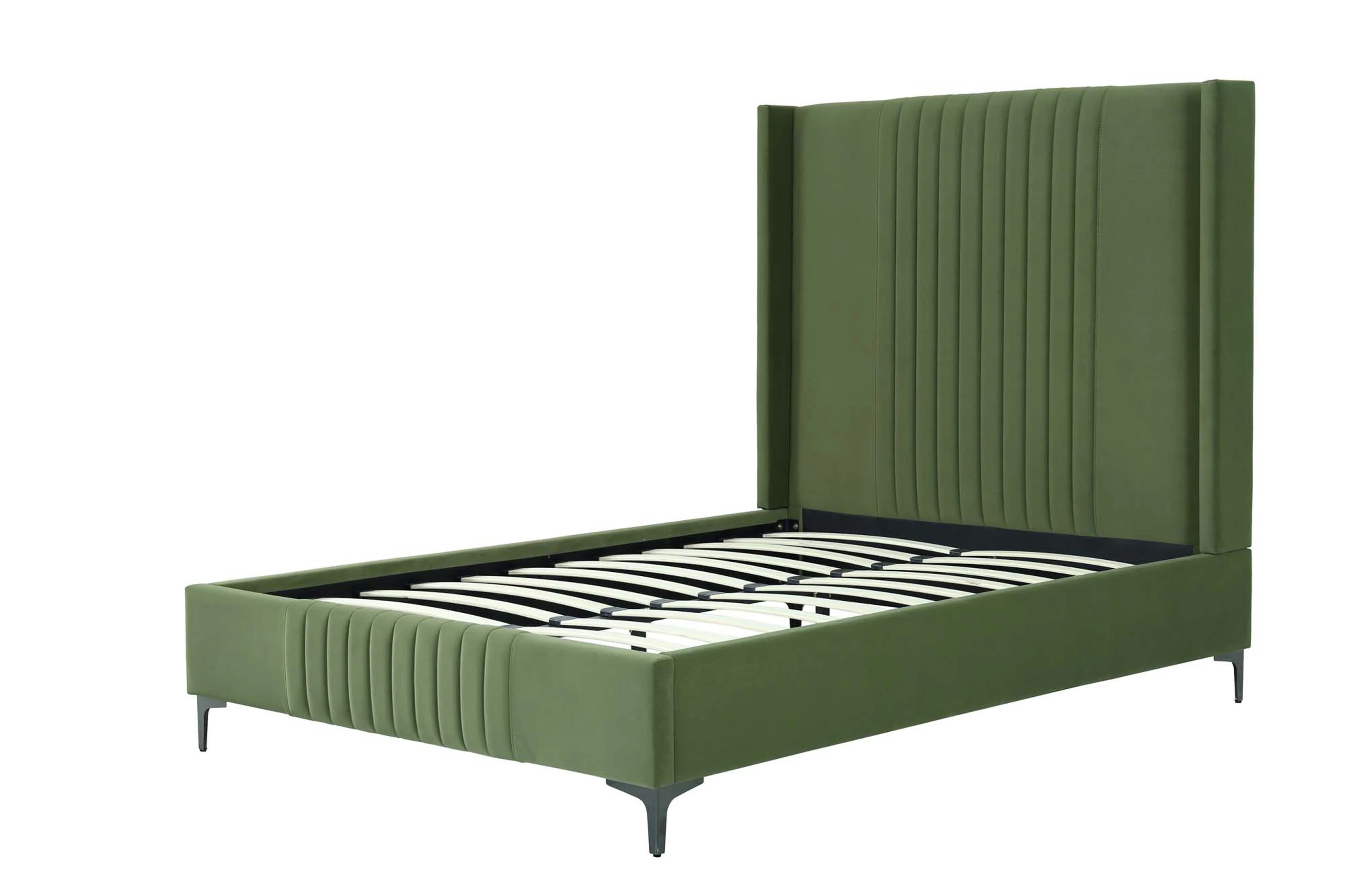 Promenade Full- Size Bed in Moss Green - Image 9