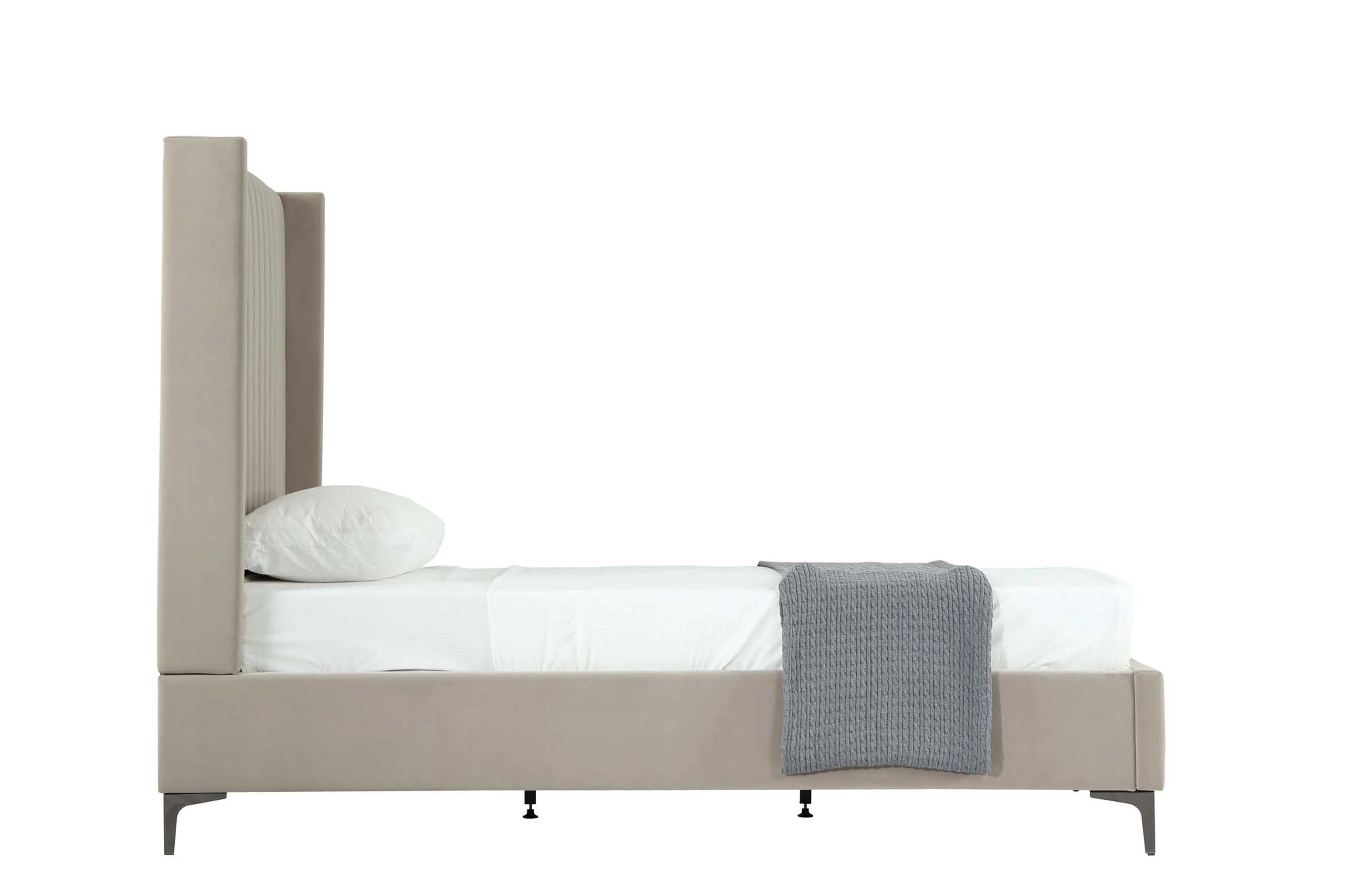 Promenade Twin-Size Bed in Rustic Taupe - Image 8