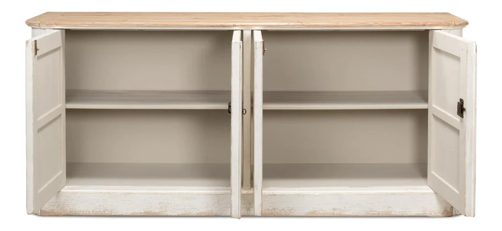 Provincial Living White Sideboard (4 Door) - Image 10
