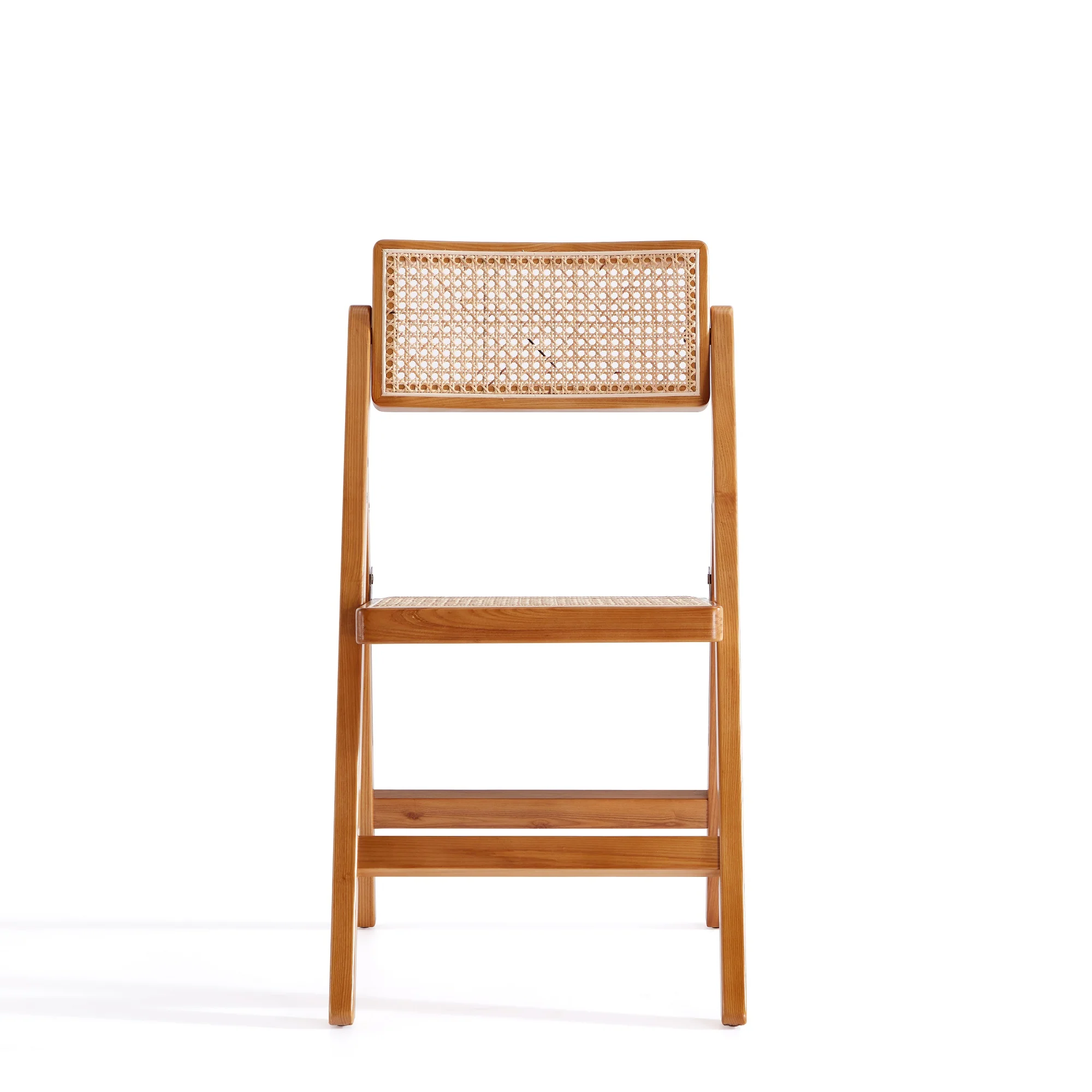 Pullman Folding Dining Chair in Nature Cane (set of 2) - Image 5