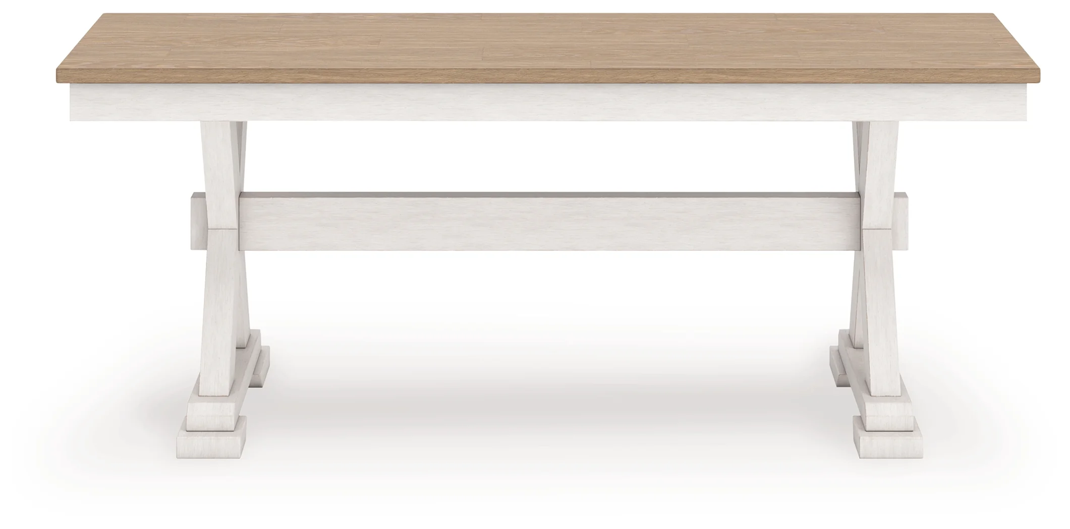 Purlaney Antique White/Natural Extension Dining Table, 4 Chairs and Bench - Image 16