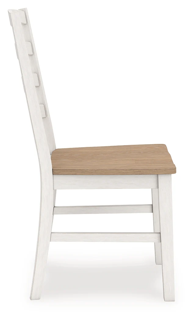 Purlaney Antique White/Natural Extension Dining Table and 6 Chairs (Online Special Price) - Image 5