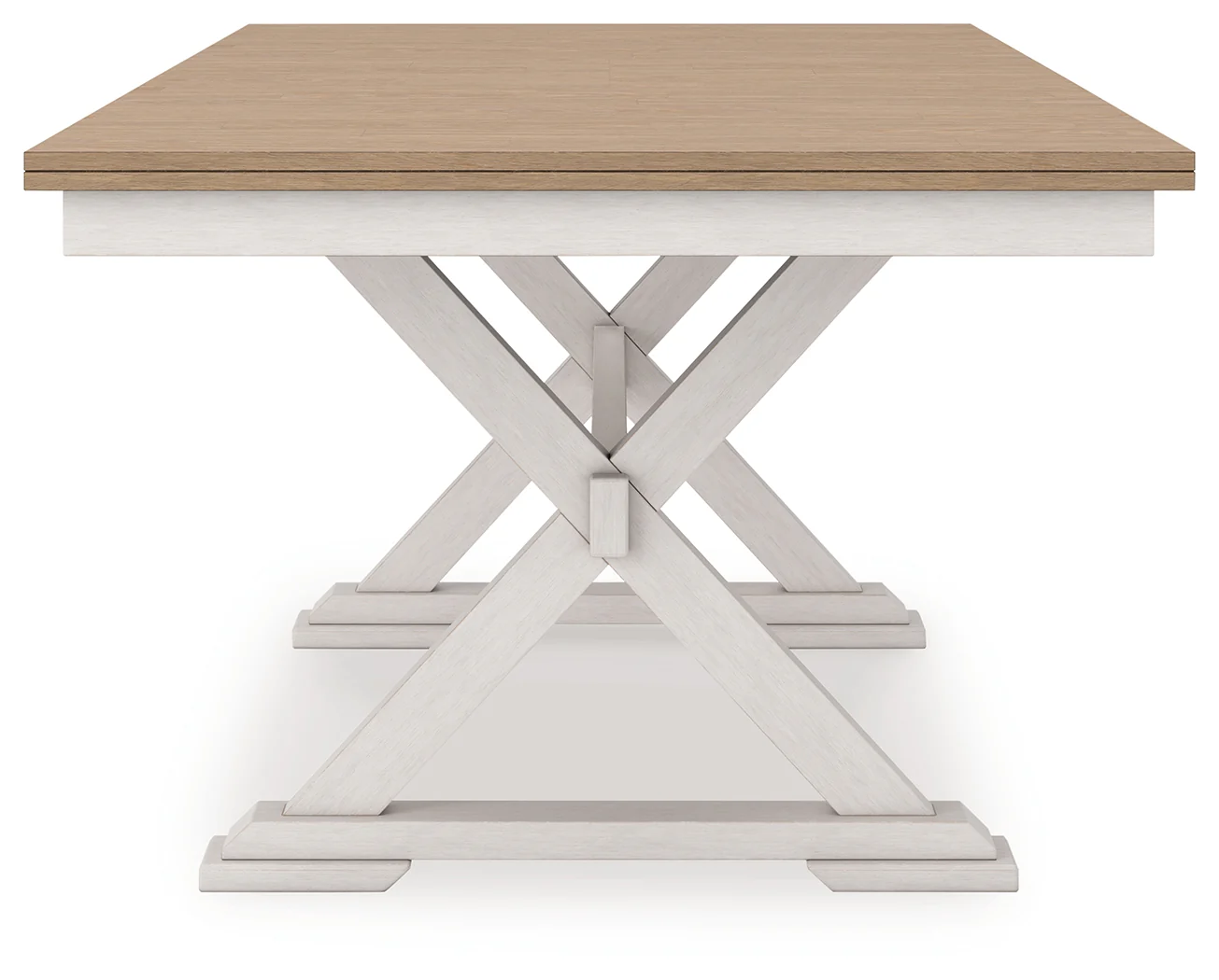 Purlaney Antique White/Natural Extension Dining Table and 8 Chairs (Online Special Price) - Image 13