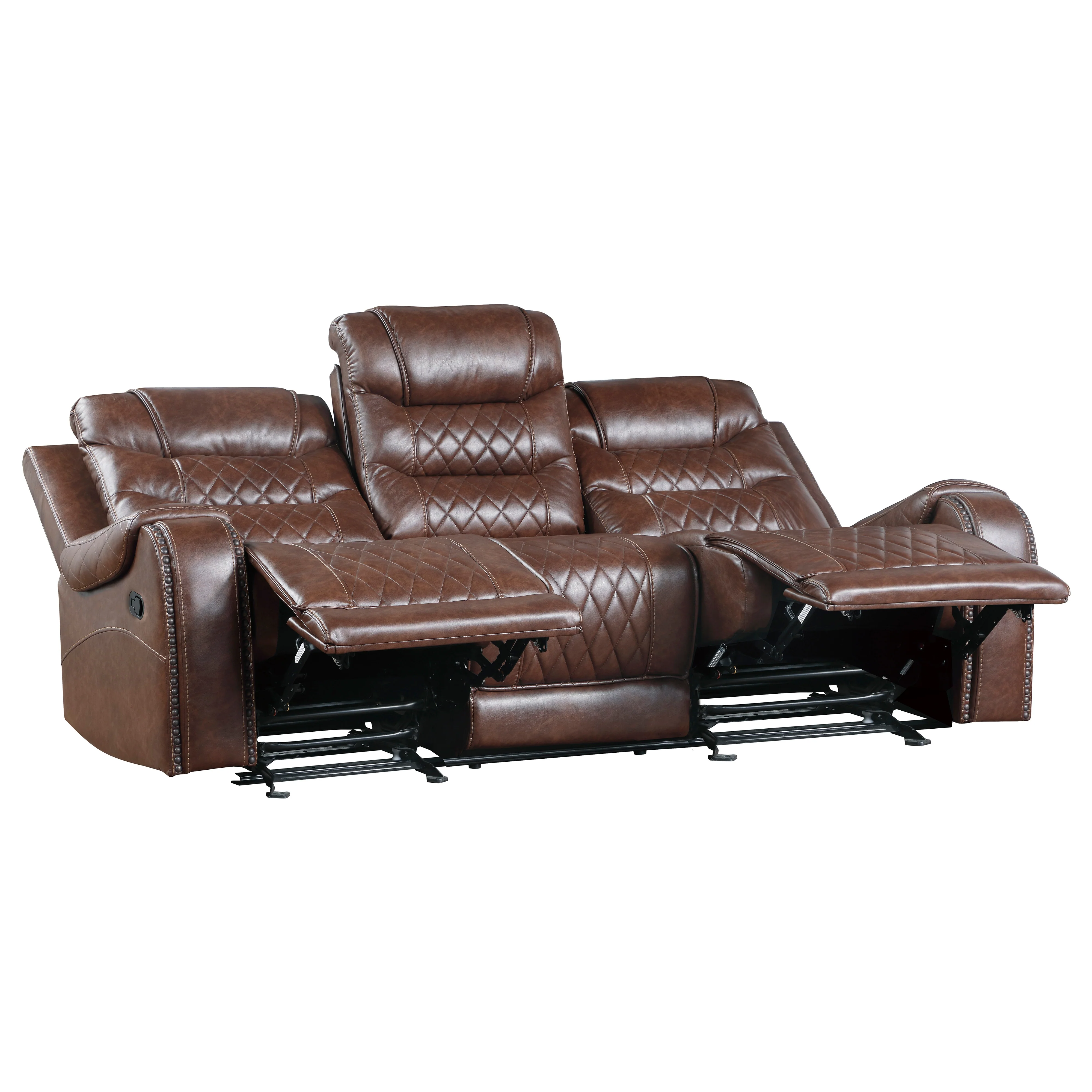 Putnam Brown Sofa & Loveseat - Image 4
