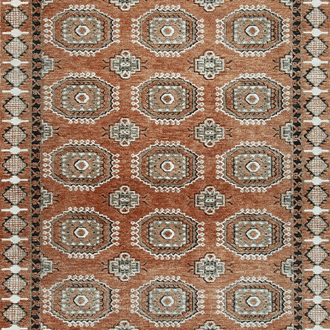 Qaabiz Sienna/Ivory/Black Large Rug - Image 5