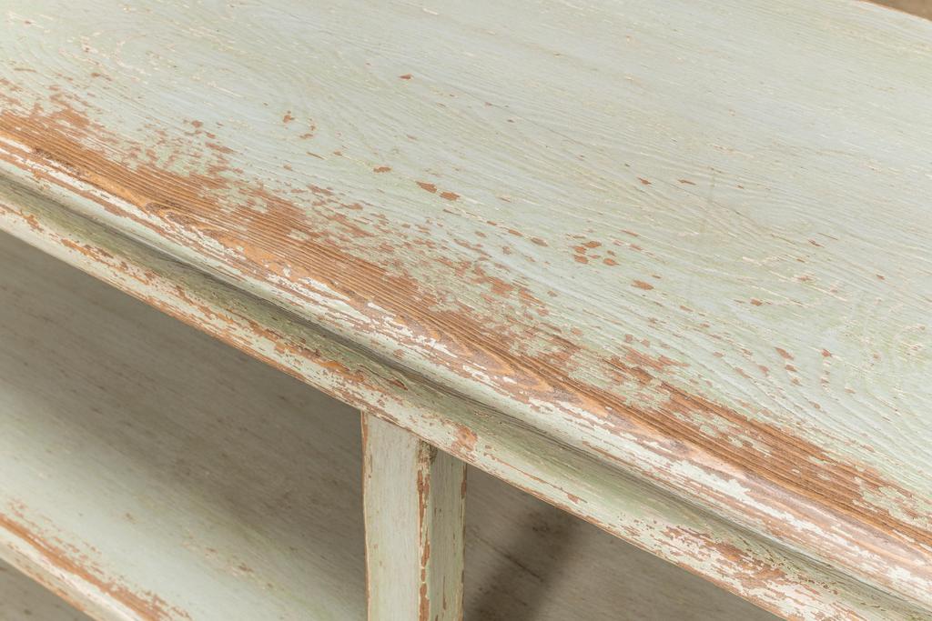 Quatrefoil Green Bookshelf Console Table - Image 7
