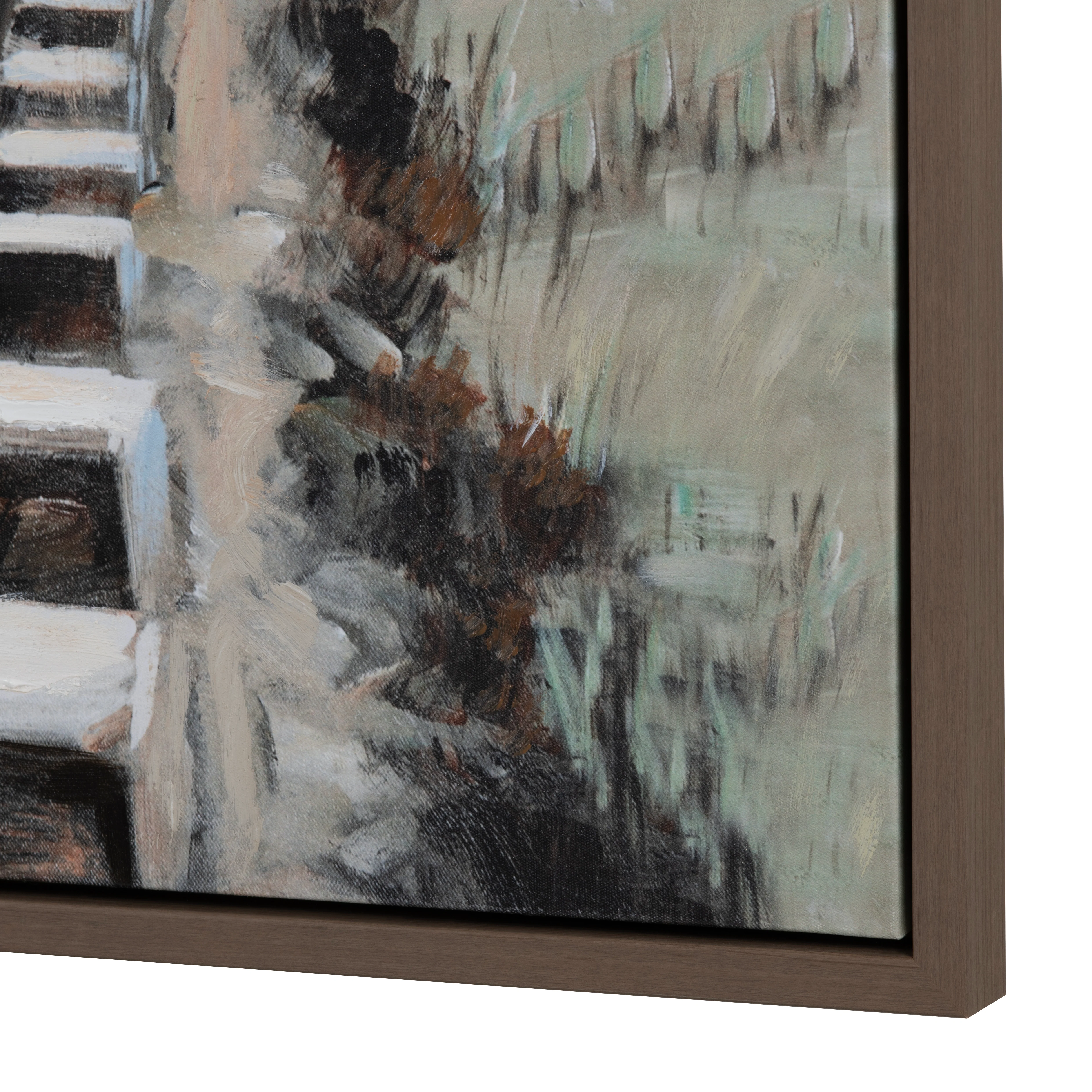Rails Away Blue/Green Canvas - Image 2