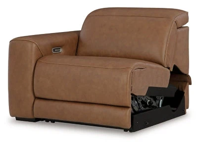 Rally-up Caramel 2-Piece Power Reclining Sectional Loveseat - Image 8