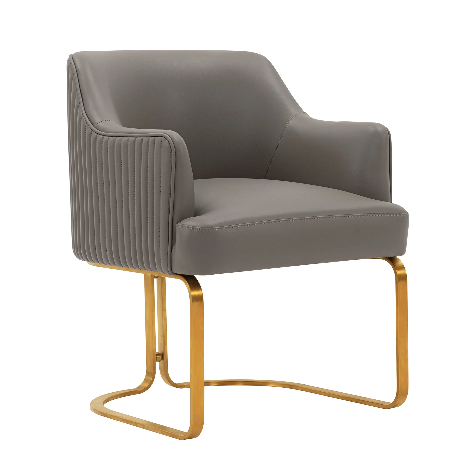 Raya Dining Armchair in Taupe (set of 2) - Image 10