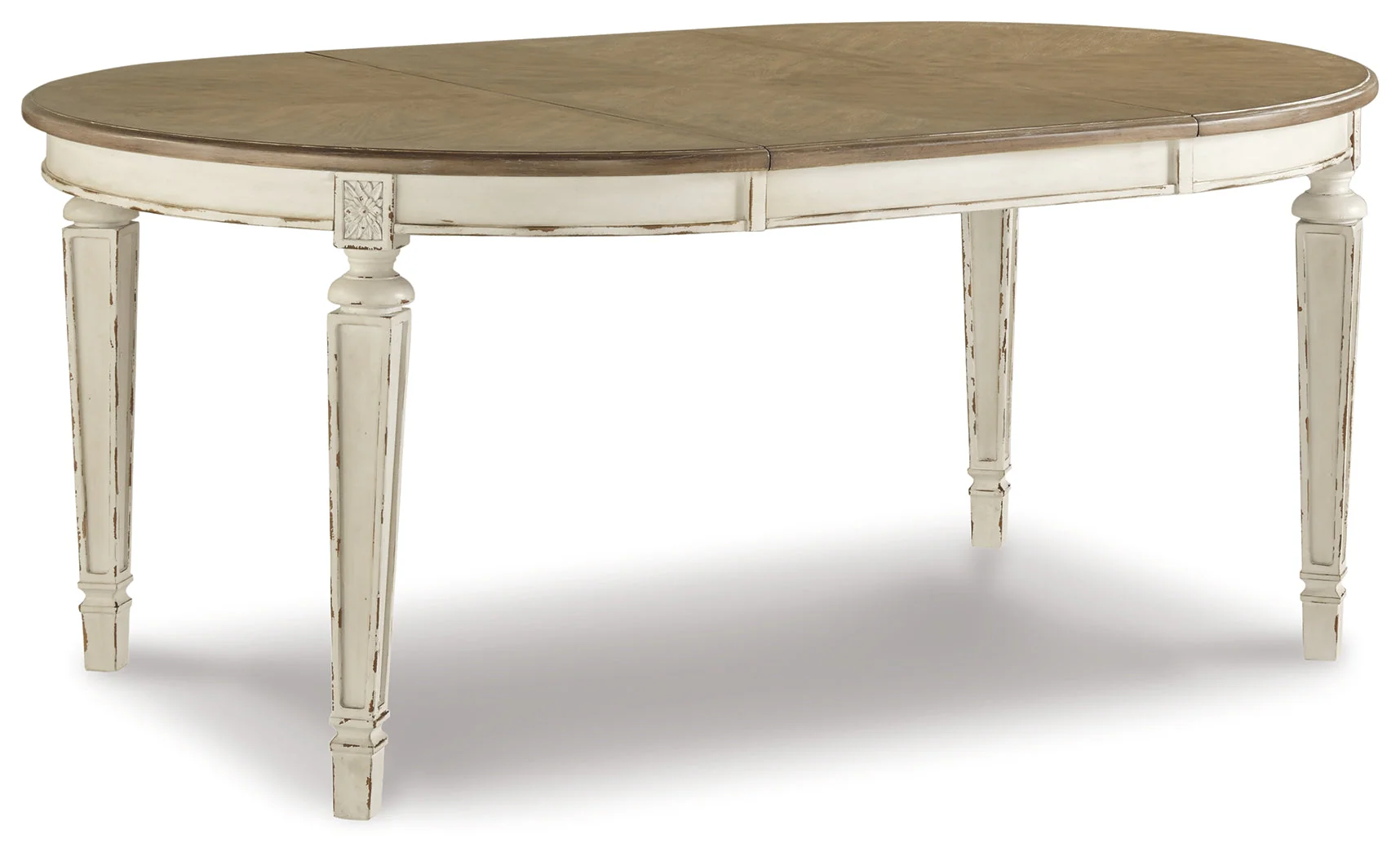 Realyn Chipped White Dining Table and 8 Chairs (Online Special Price) - Image 2