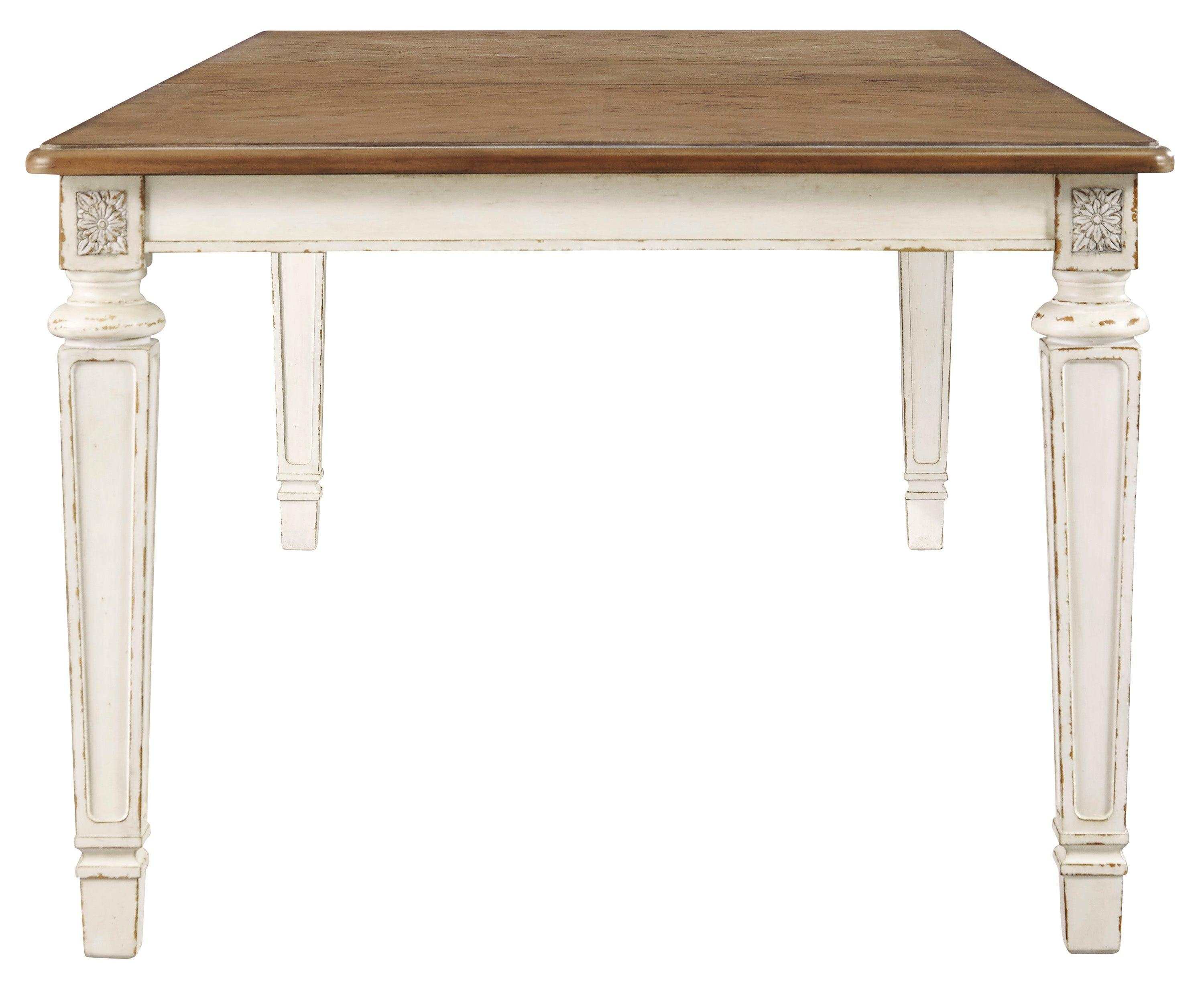 Realyn Chipped White Dining Room Set /  9pc (Online Special Price) - Image 9