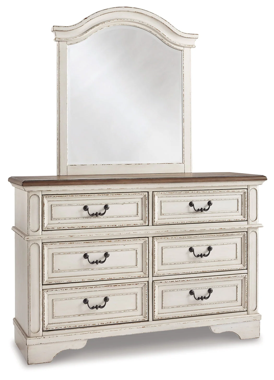 Realyn Two-tone Twin Panel Bedroom Set with Dresser, Mirror and Nightstand (Online Special Price) - Image 7