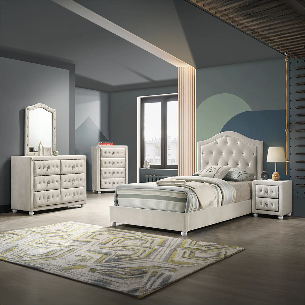 Reggie Beige Mirror - Image 6