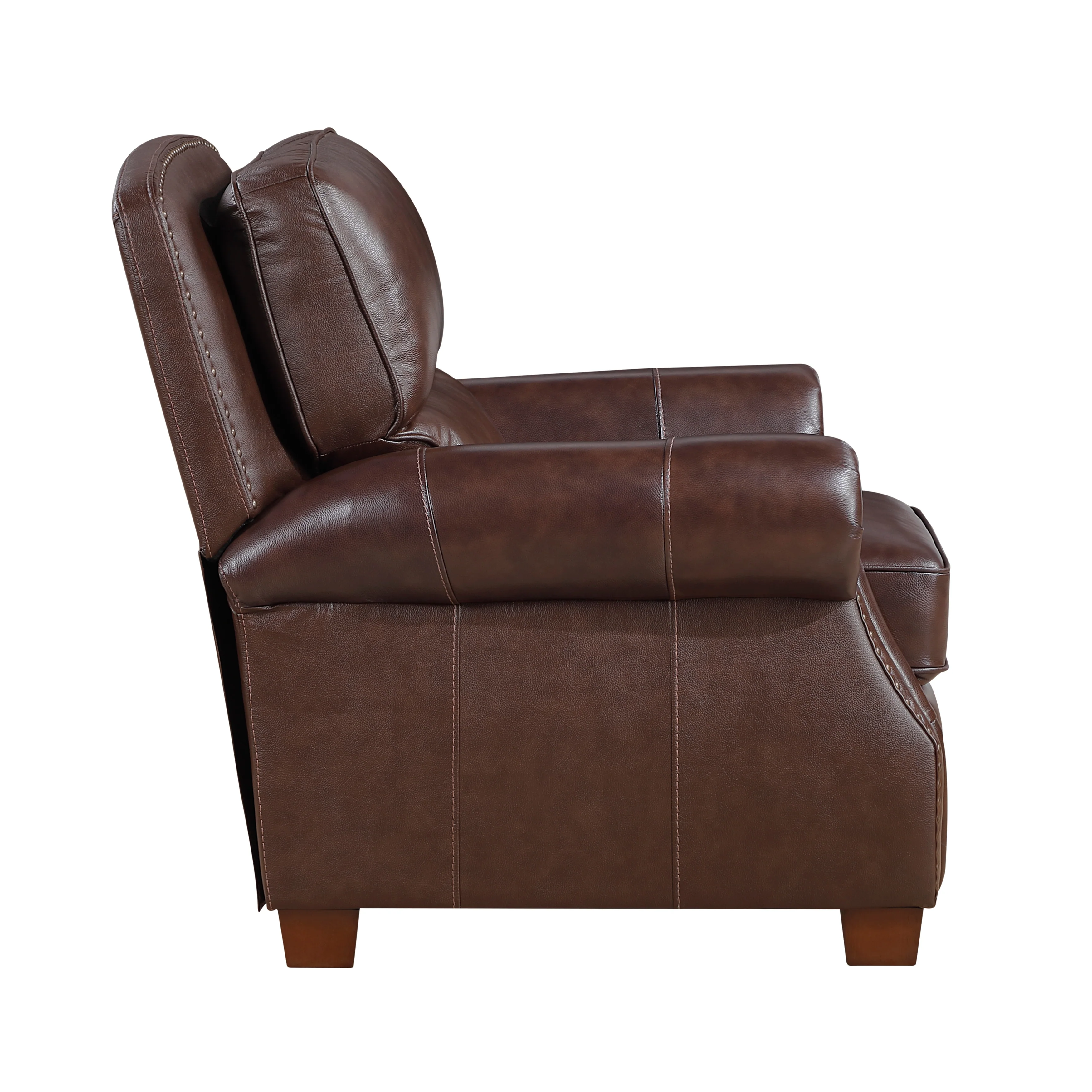Remington Brown Push Back Reclining Chair - Image 3