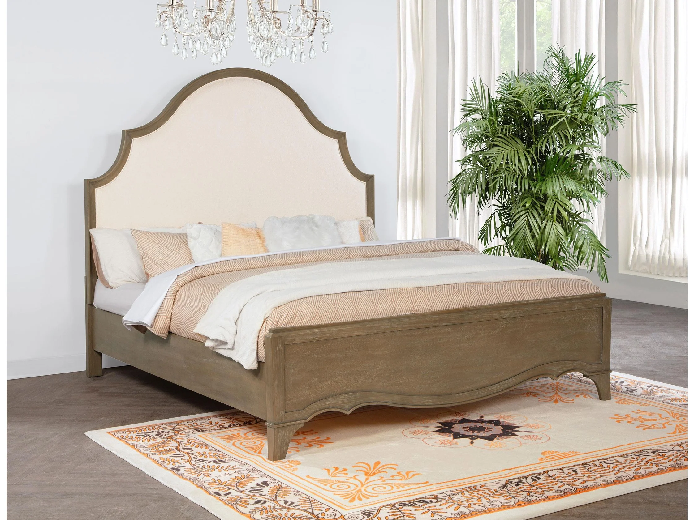 Revello Washed Mango 67-inch Eastern King Panel Bed