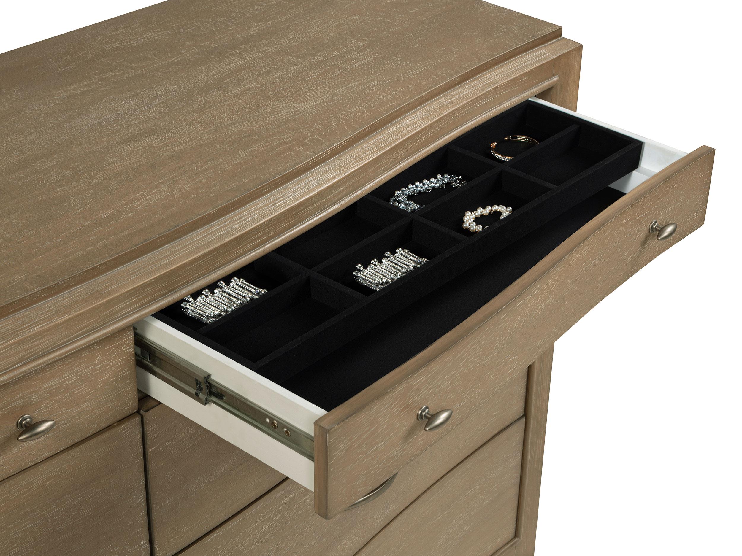 Revello Washed Mango 8-drawer Bedroom Dresser with Mirror - Image 10