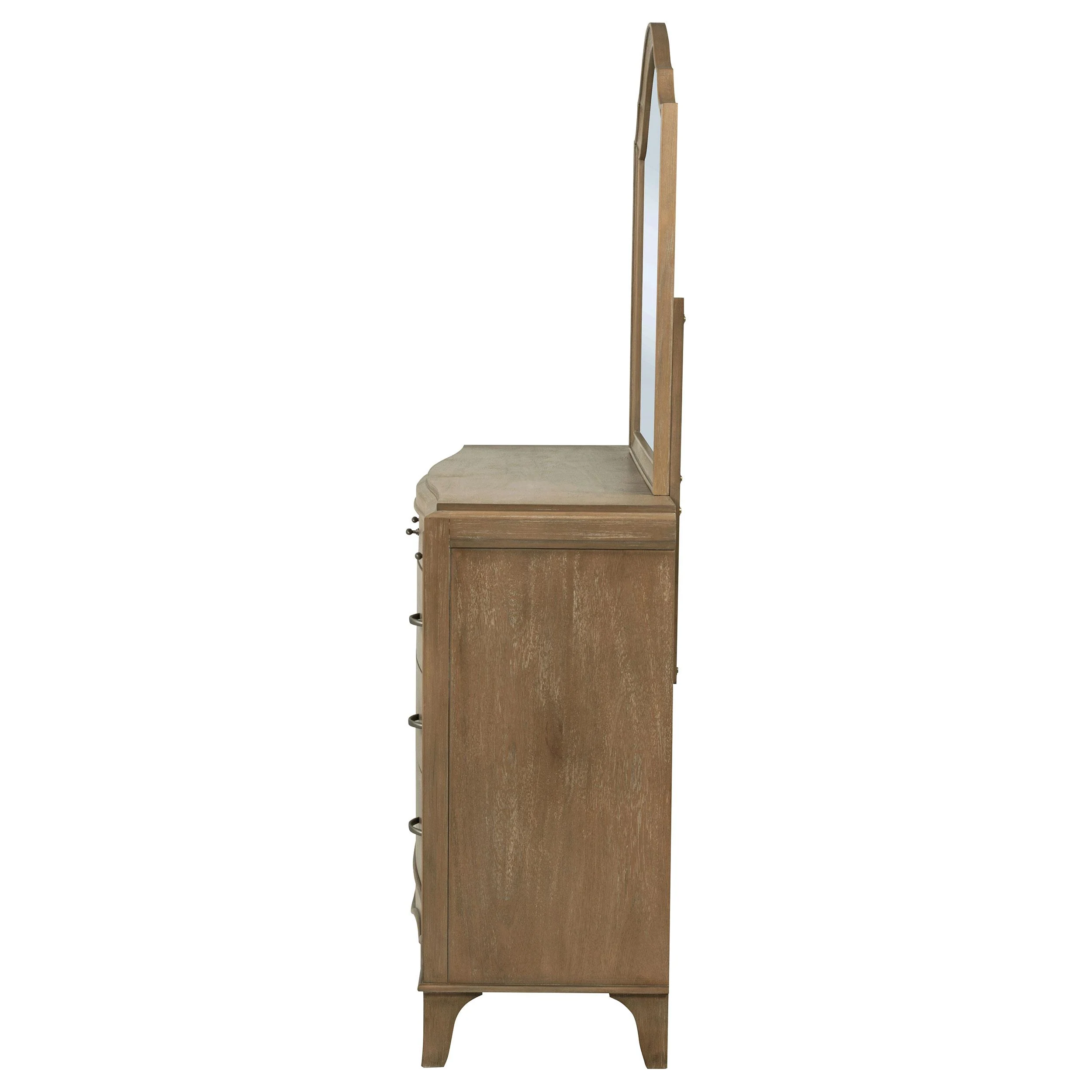 Revello Washed Mango 8-drawer Bedroom Dresser with Mirror - Image 5