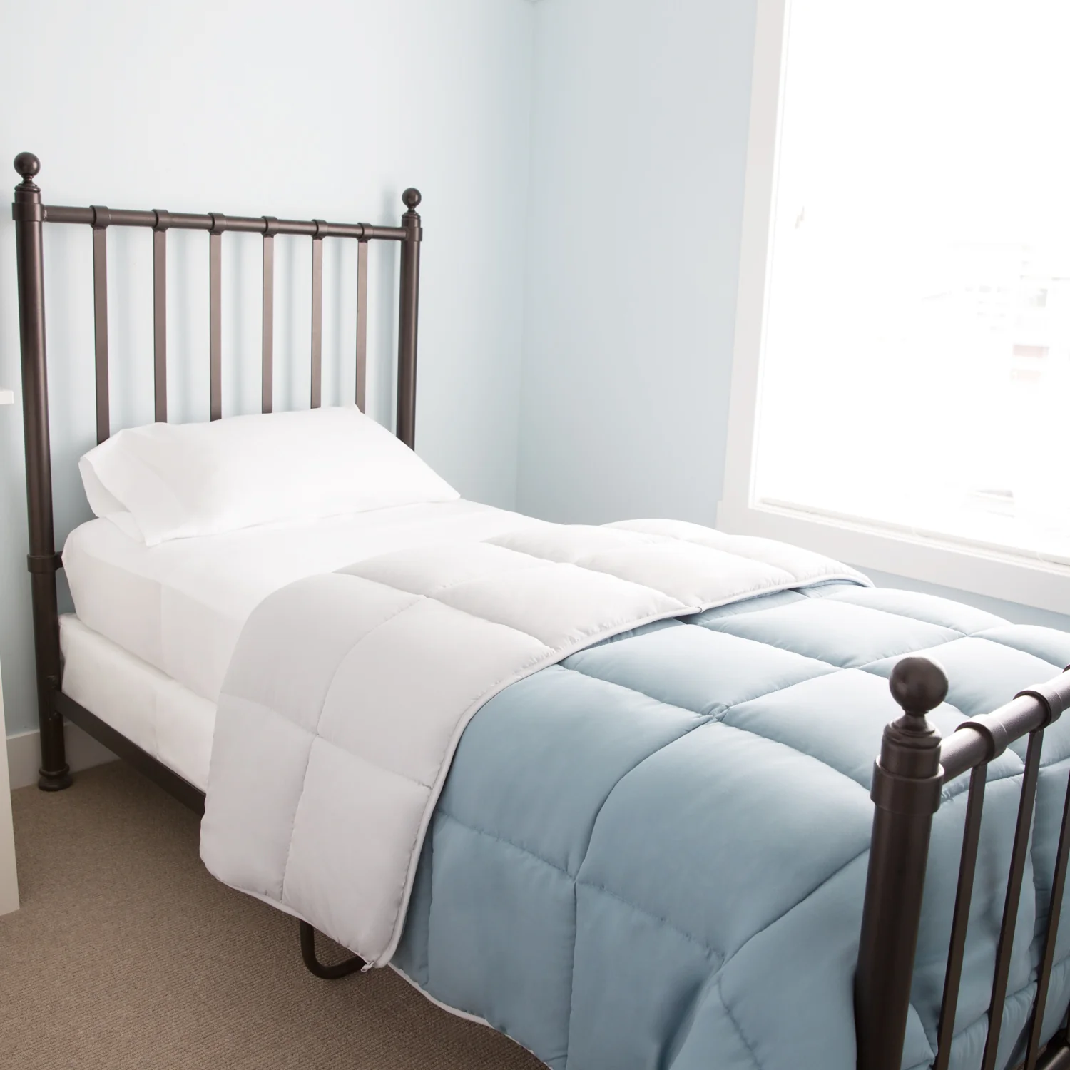 Reversible Bed in a Bag Ash Full Comforter Set - Image 3
