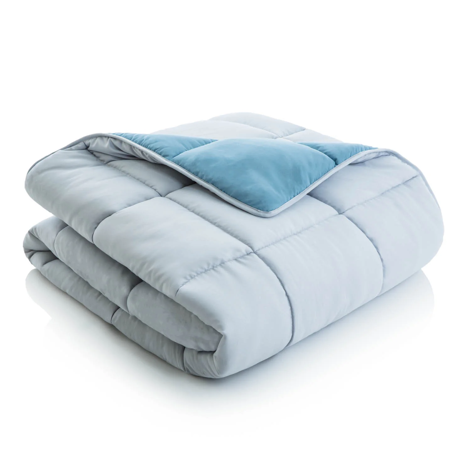 Reversible Bed in a Bag White Queen Comforter Set - Image 2