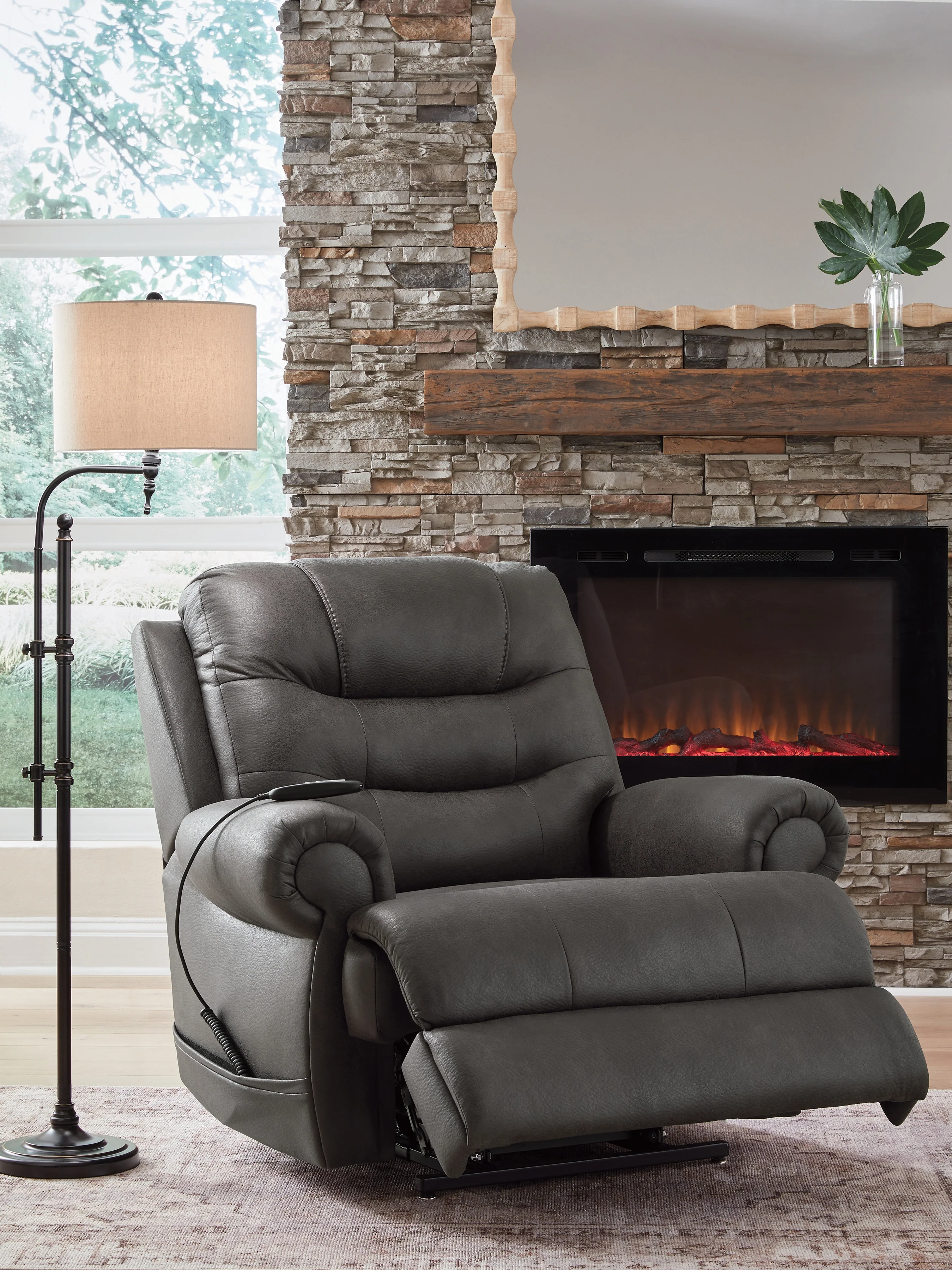 Revived and Restored Granite Power Lift Recliner - Image 8