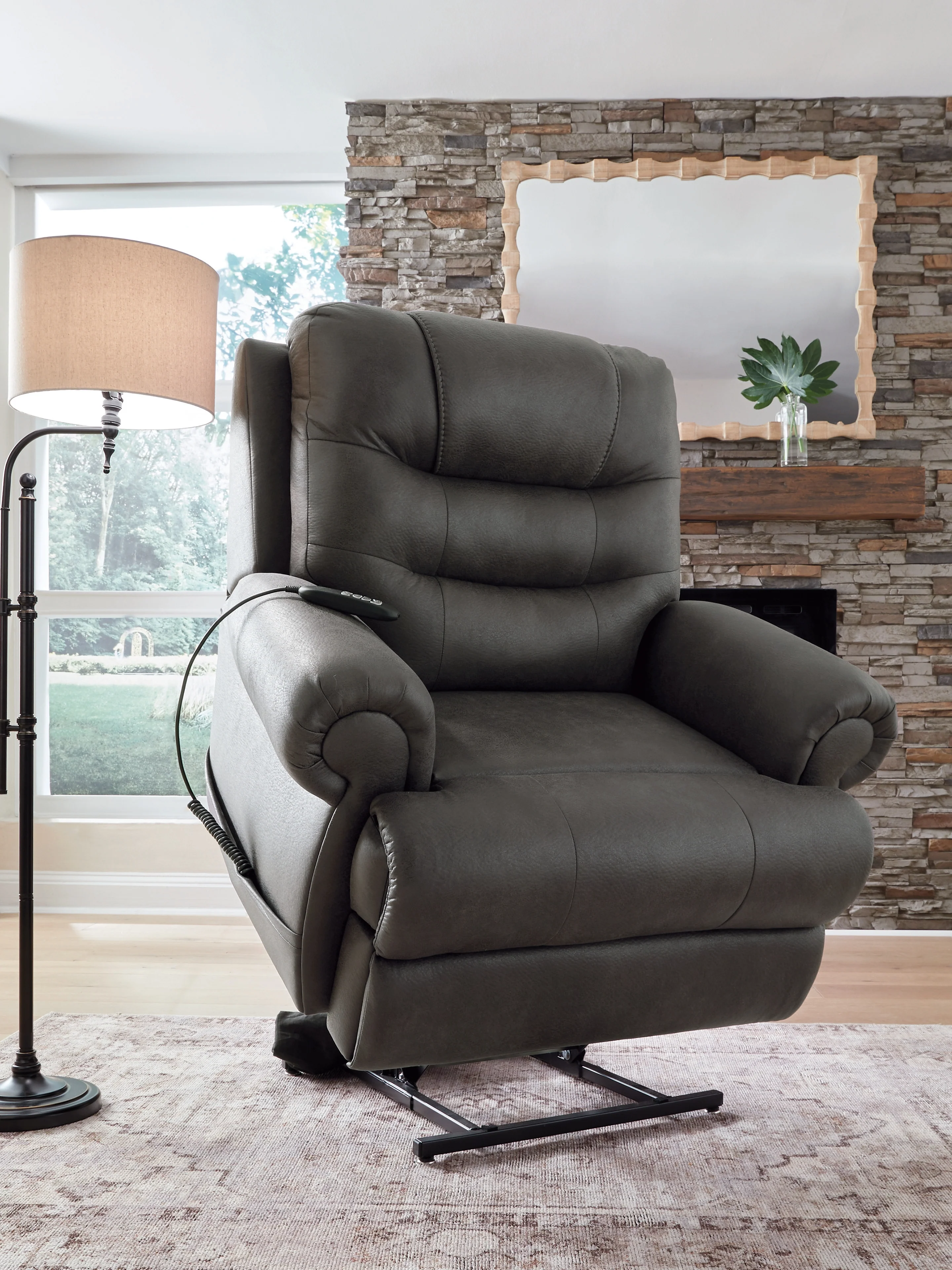 Revived and Restored Granite Power Lift Recliner - Image 9
