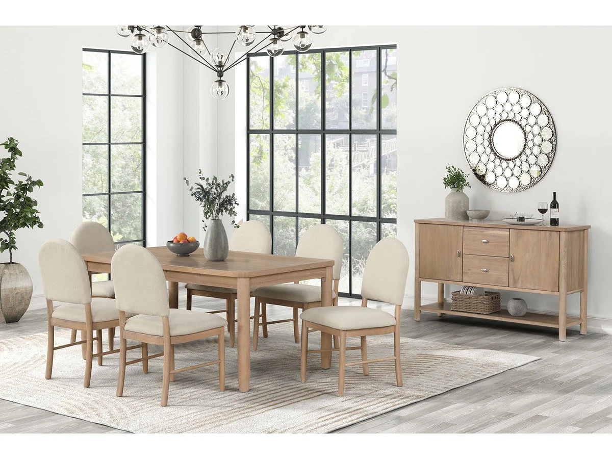 Rheinfall Natural/Beige Dining Table