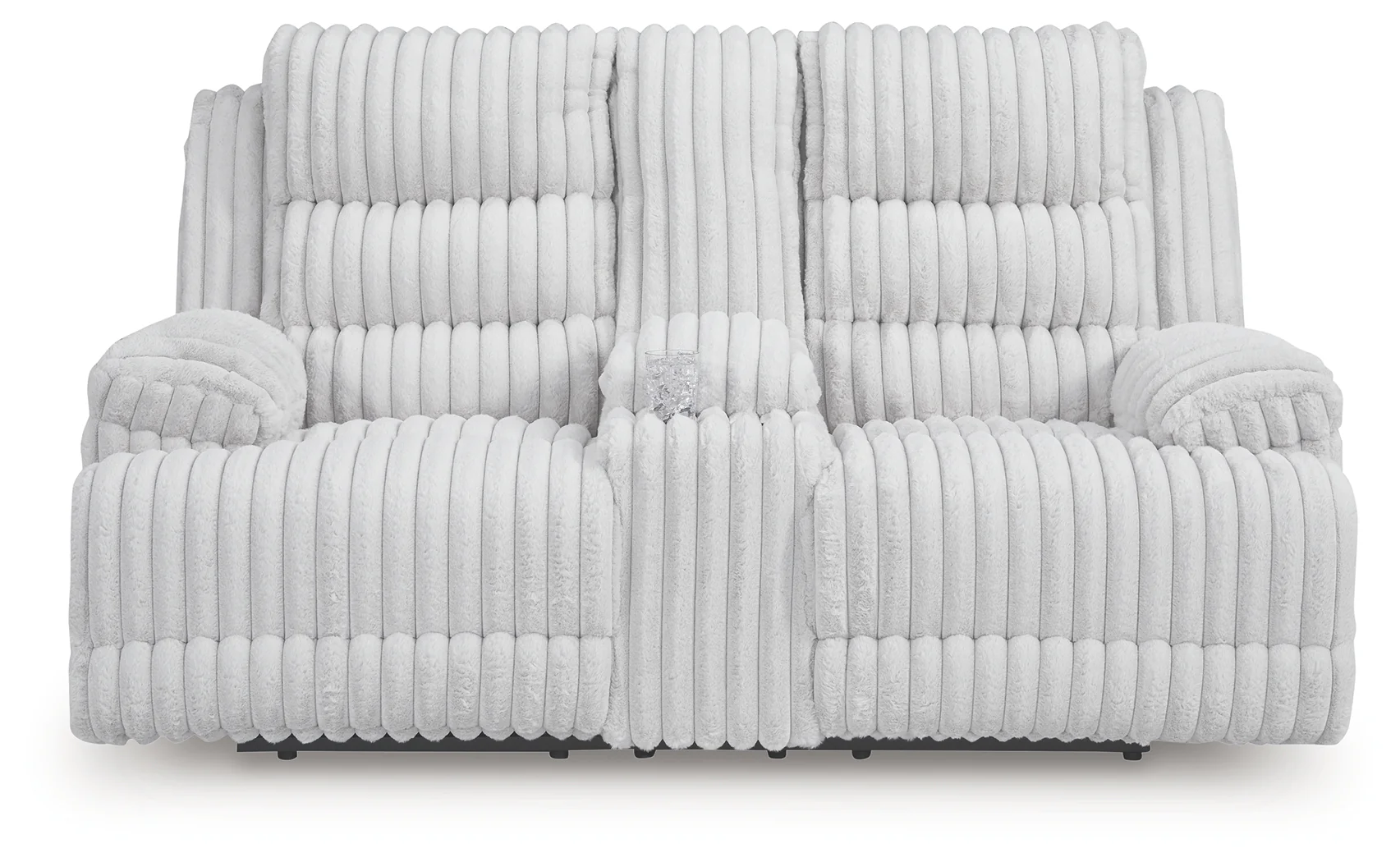 Rhines Falls Alloy Reclining Power Loveseat w/Console - Image 4