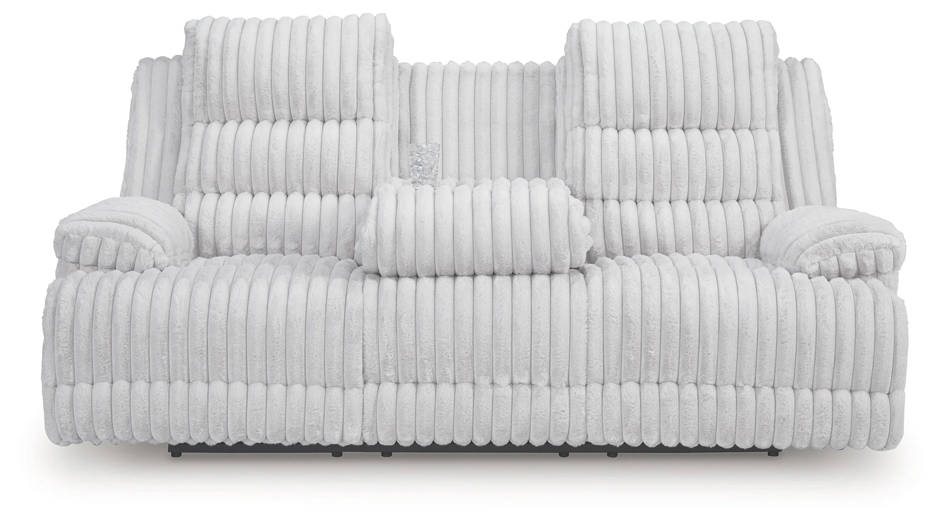 Rhines Falls Alloy REC PWR Sofa w/Drop Down Table (Online Special Price) - Image 4