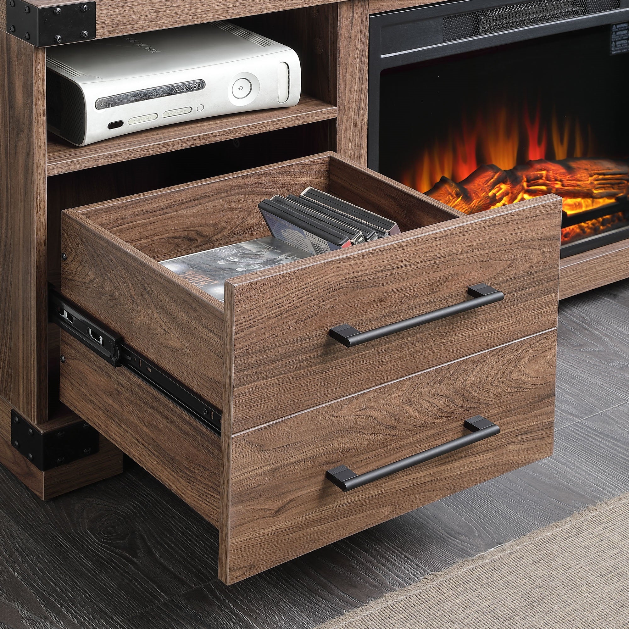Richmond 60" TV Stand in Brown - Image 6