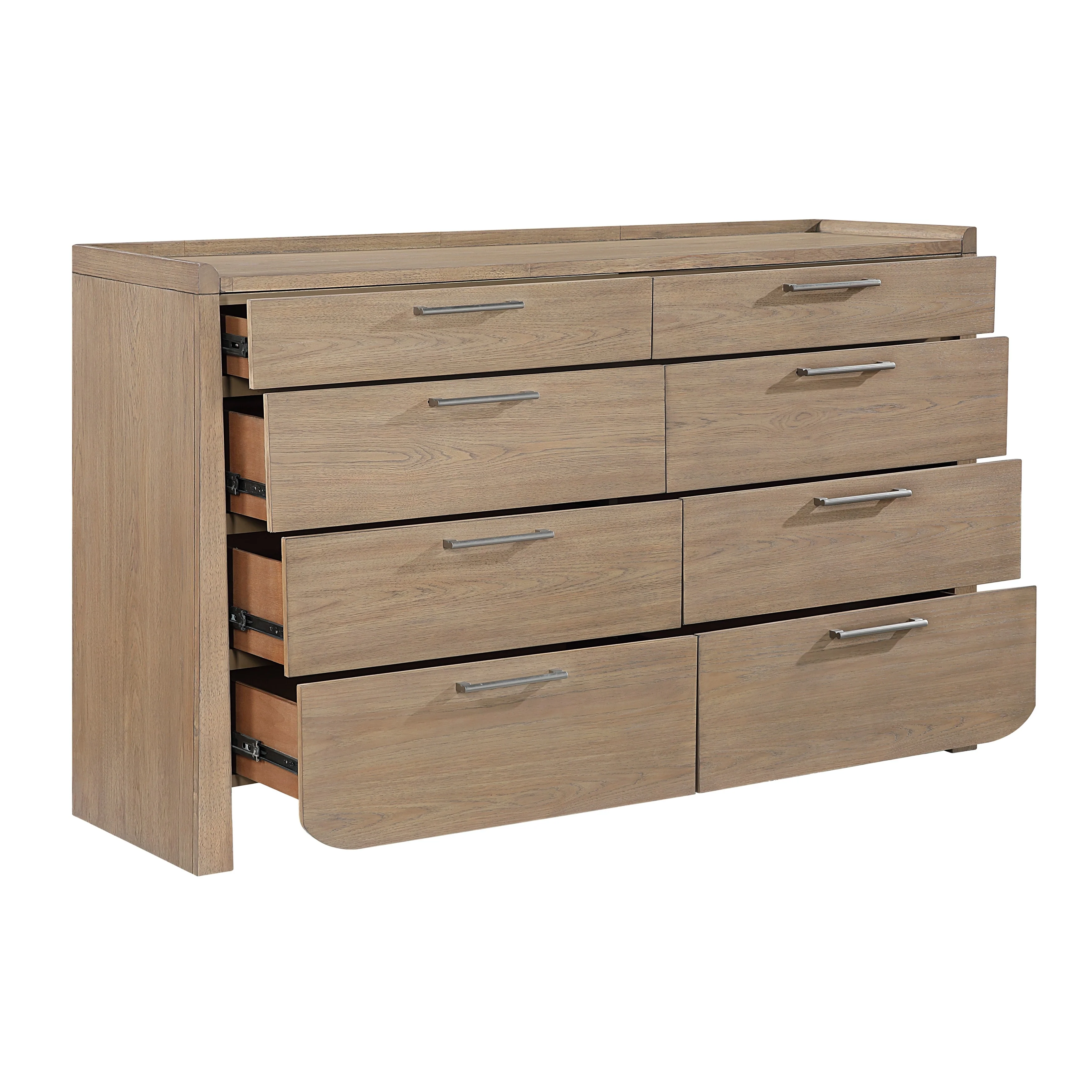 Riley Light Brown/Beige 4-Piece Queen Bedroom Set - Image 13