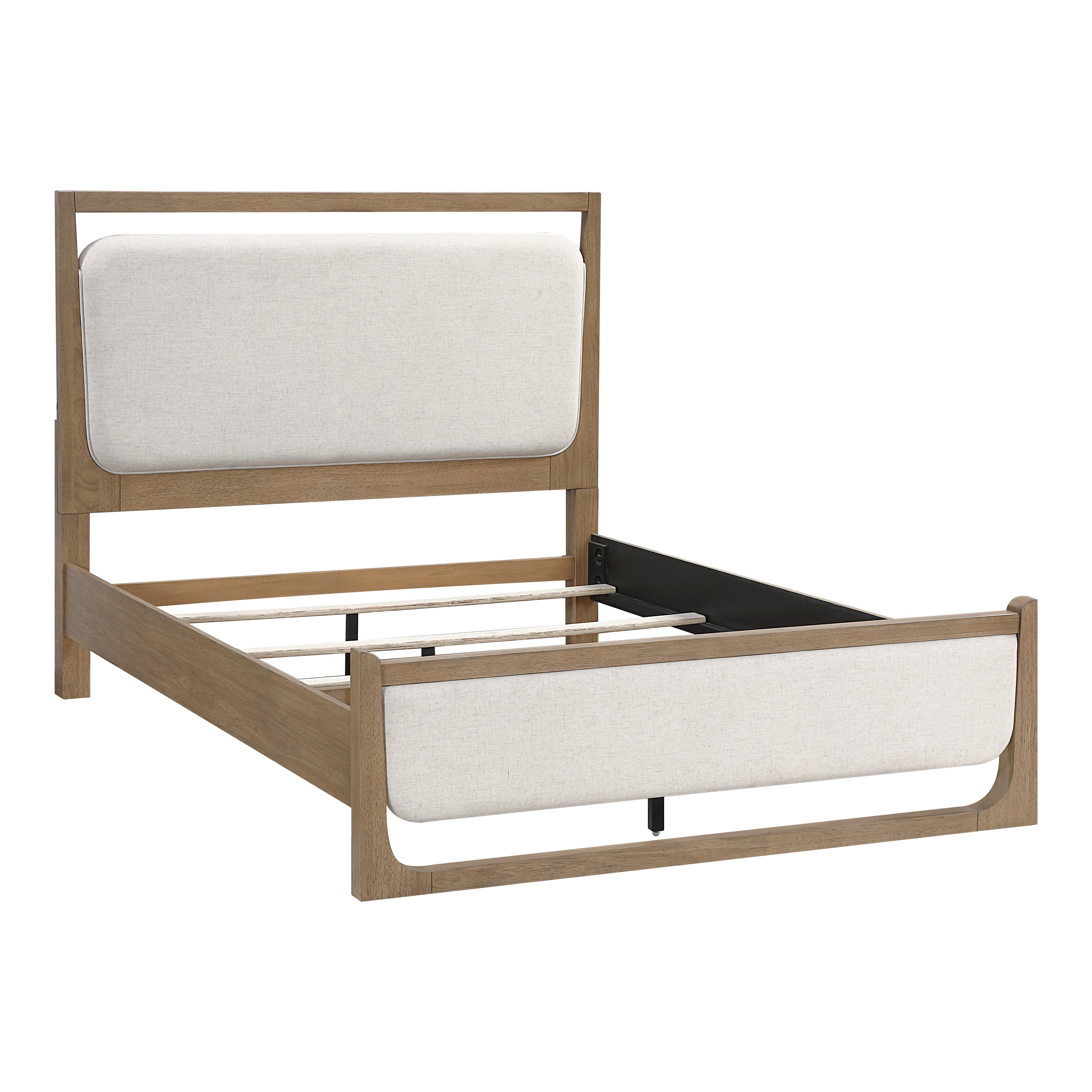 Riley Light Brown/Beige 5-Piece Queen Bedroom Set - Image 5