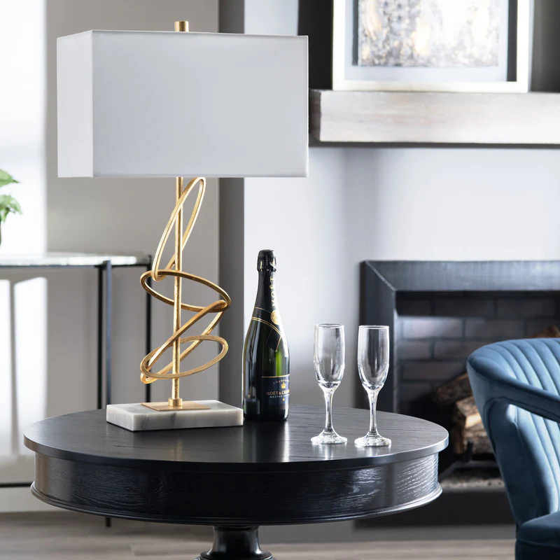 Ringo Gold/Grey Table Lamp - Image 2