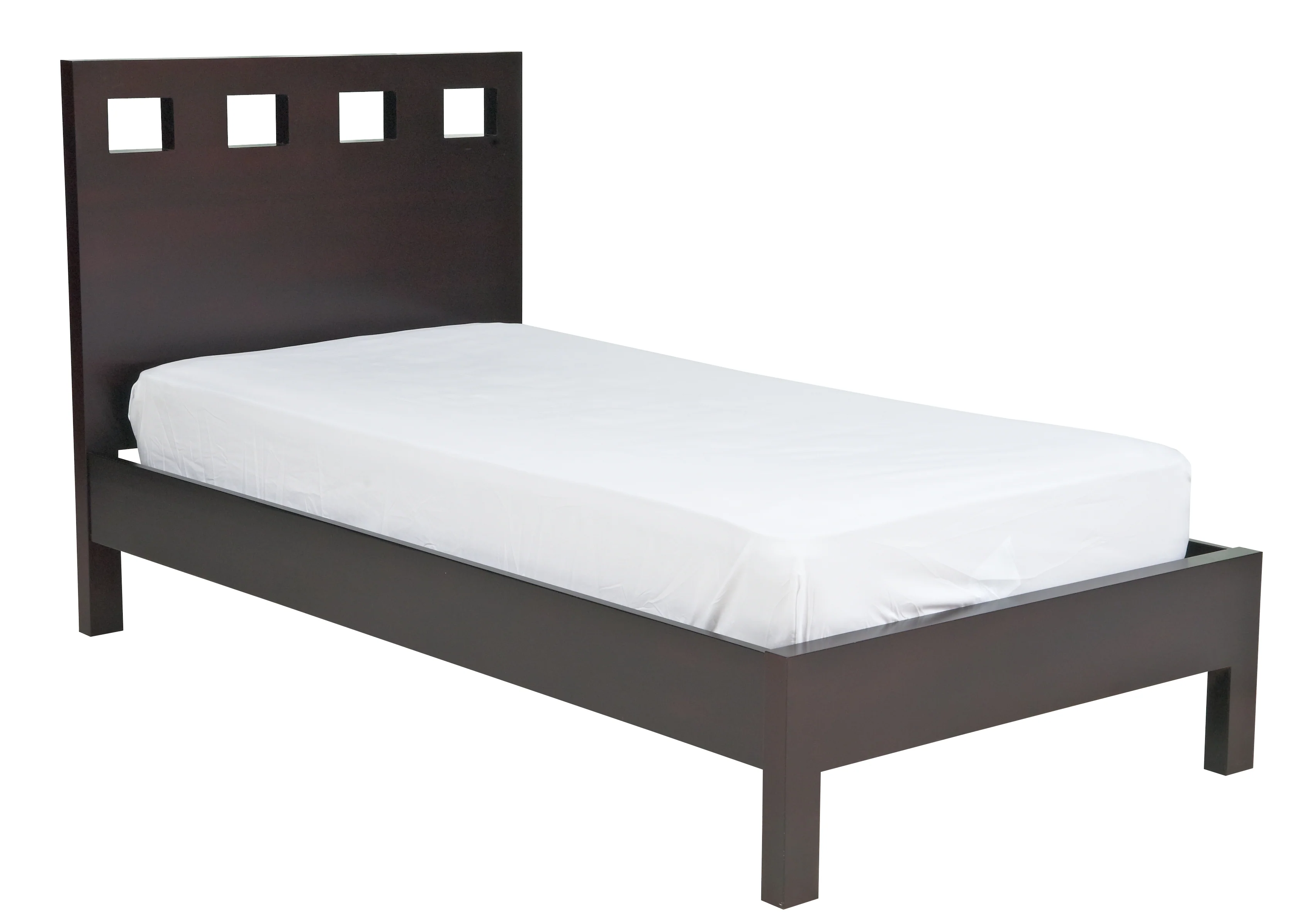 Riva Wood Full Platform Bed in Espresso - Image 6