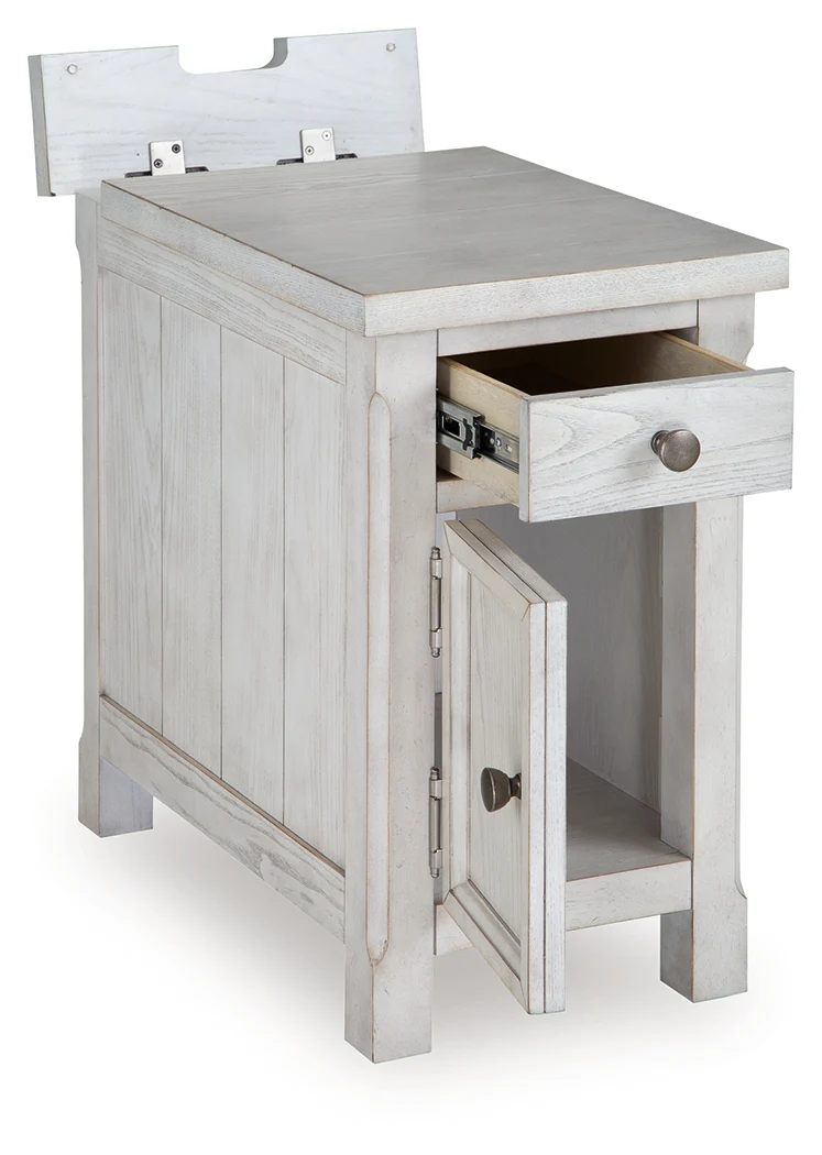 Robbinsdale Antique White Chairside End Table (Online Special Price) - Image 3