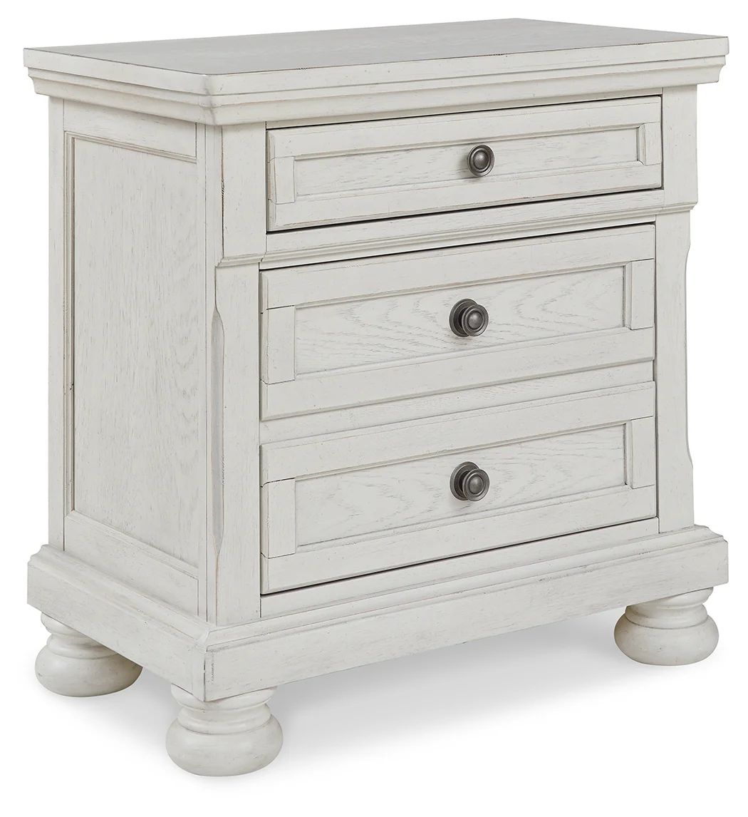 Robbinsdale Antique White Full Sleigh Storage Bed, Chest and Nightstand (Online Special Price) - Image 12
