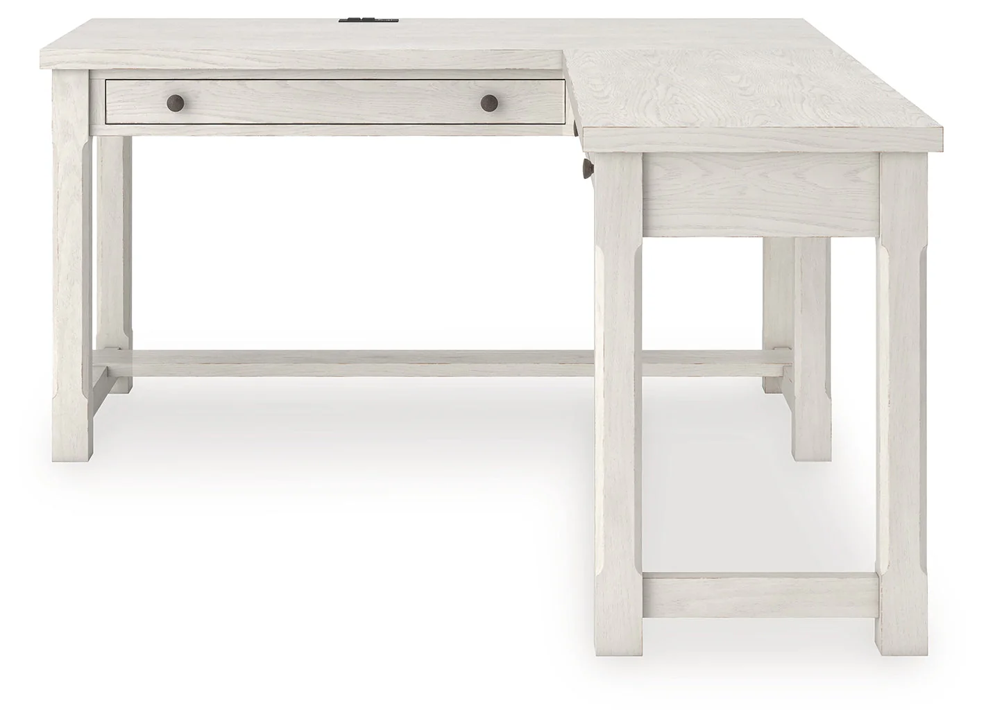 Robbinsdale Antique White L-Shaped Home Office Desk (Online Special Price) - Image 7