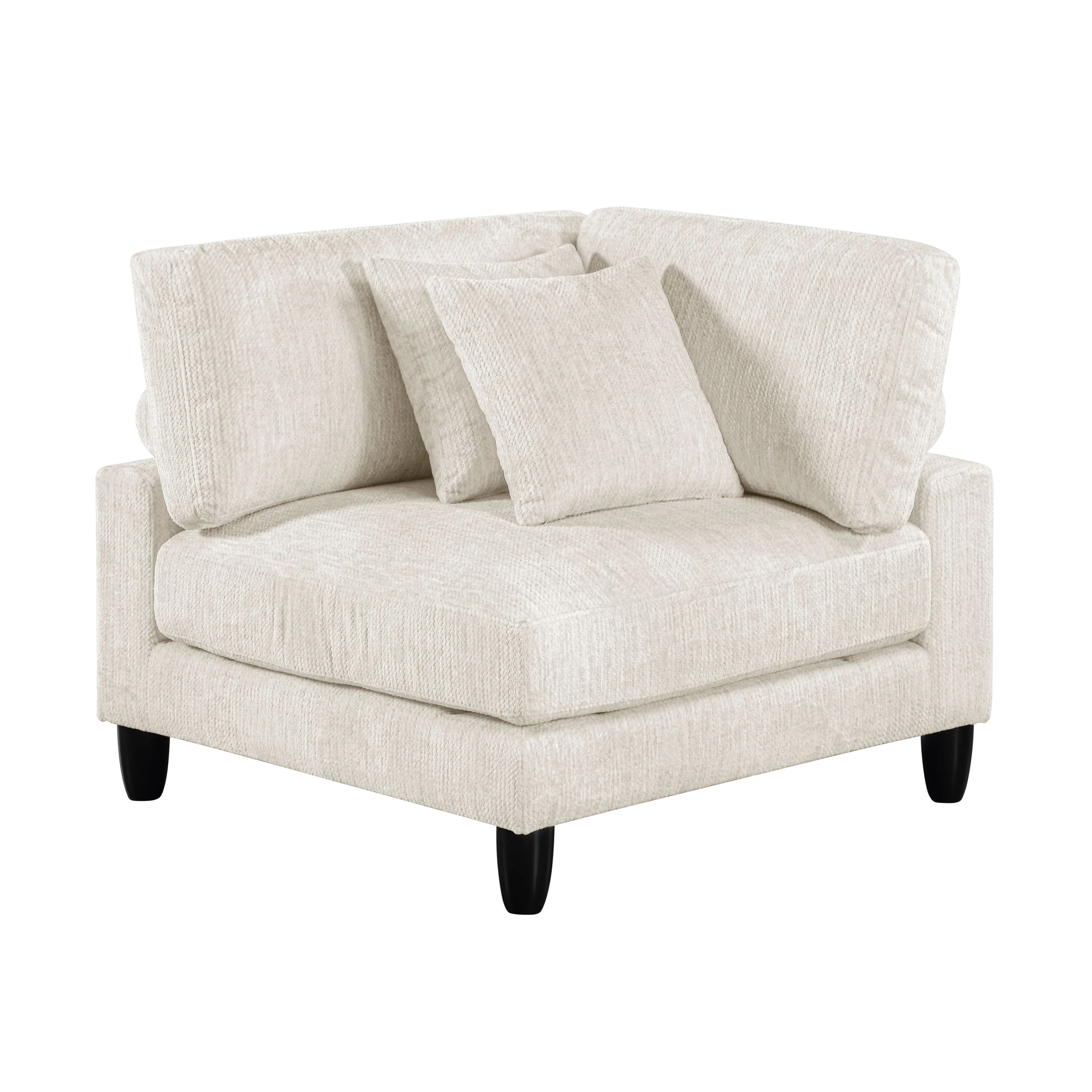Robstown Beige 5-Piece Modular Sectional w/ Ottoman - Image 5