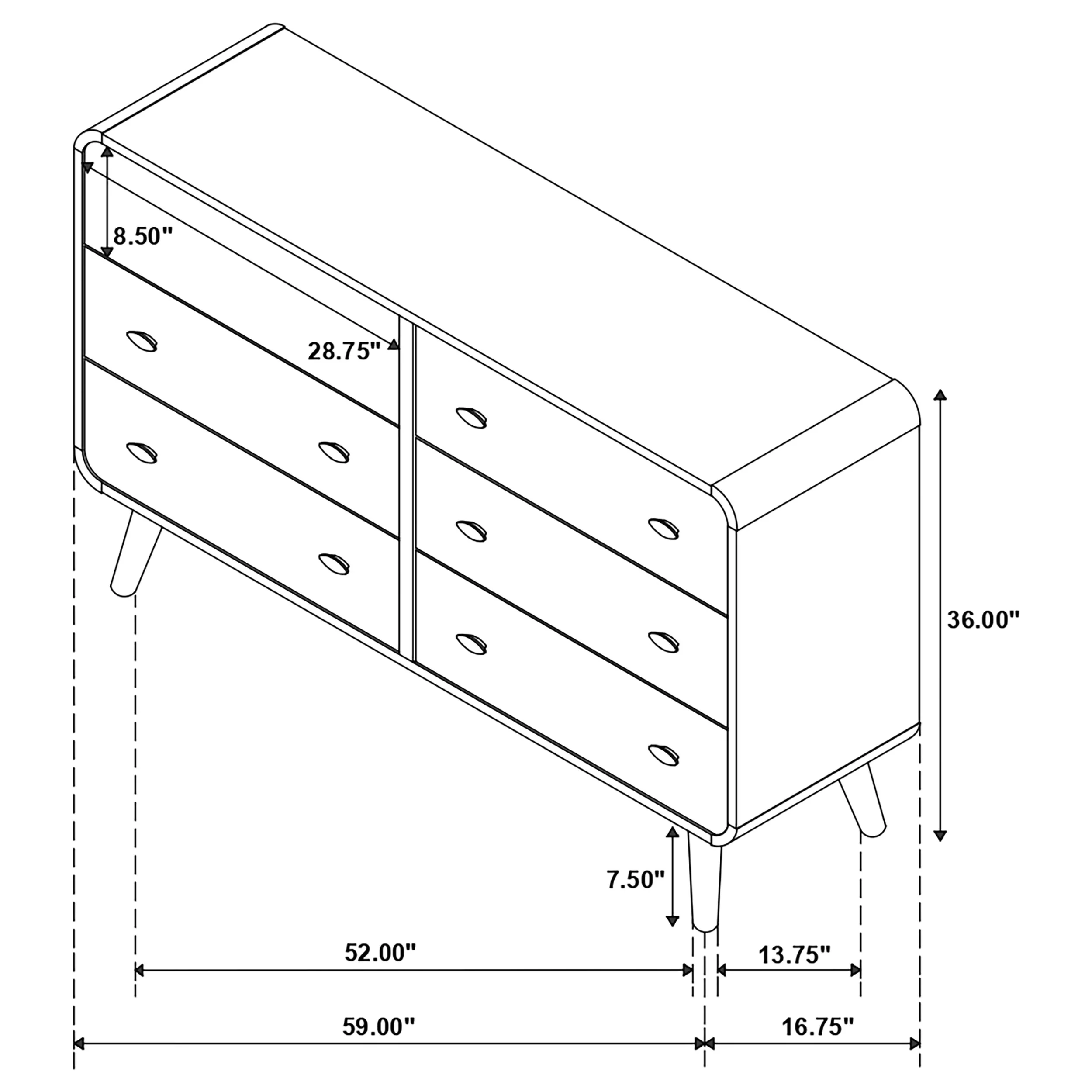 Robyn Dark Walnut 4-piece Full Bedroom Set - Image 16