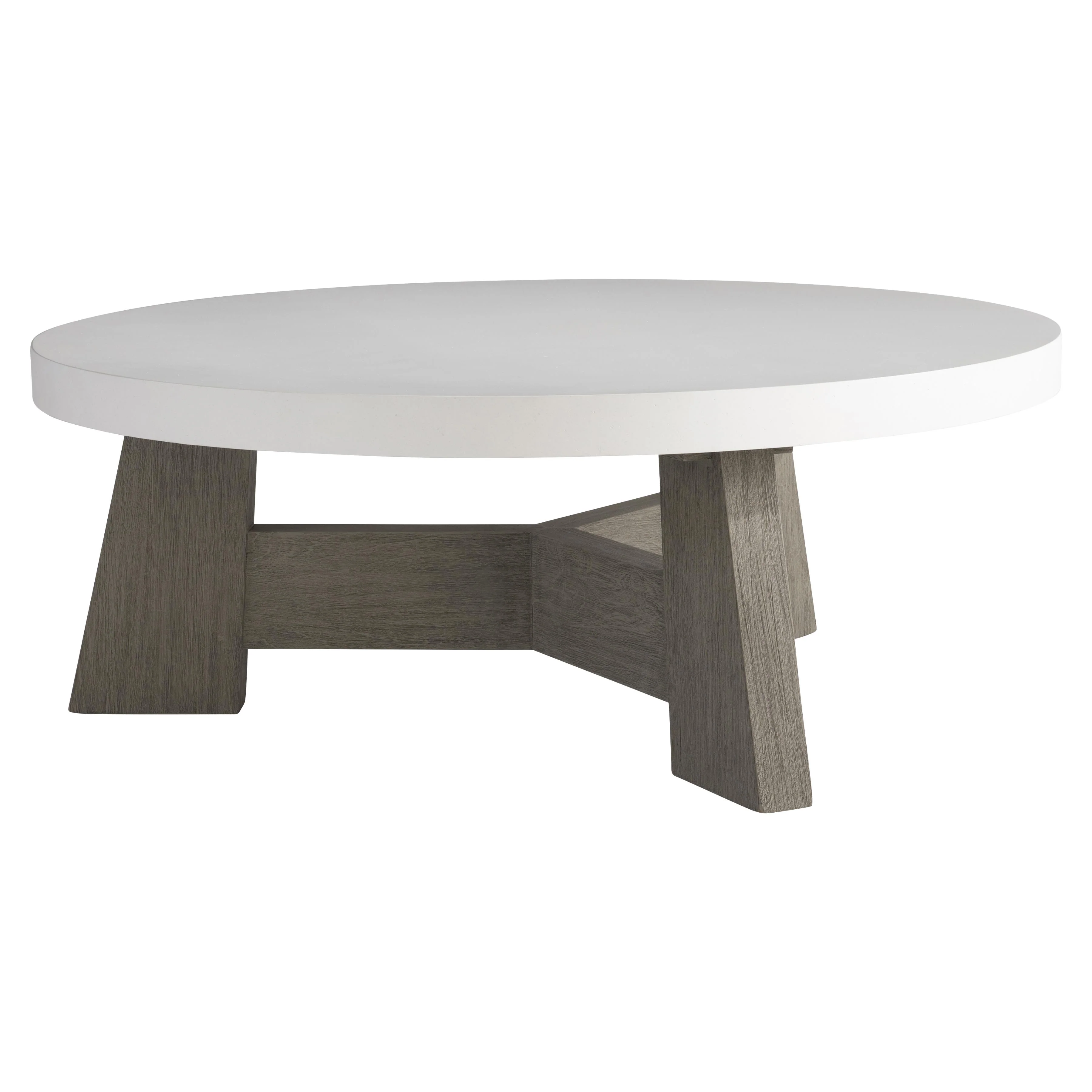 Rochelle Weathered Teak/Quarry Outdoor Cocktail Table - Image 4