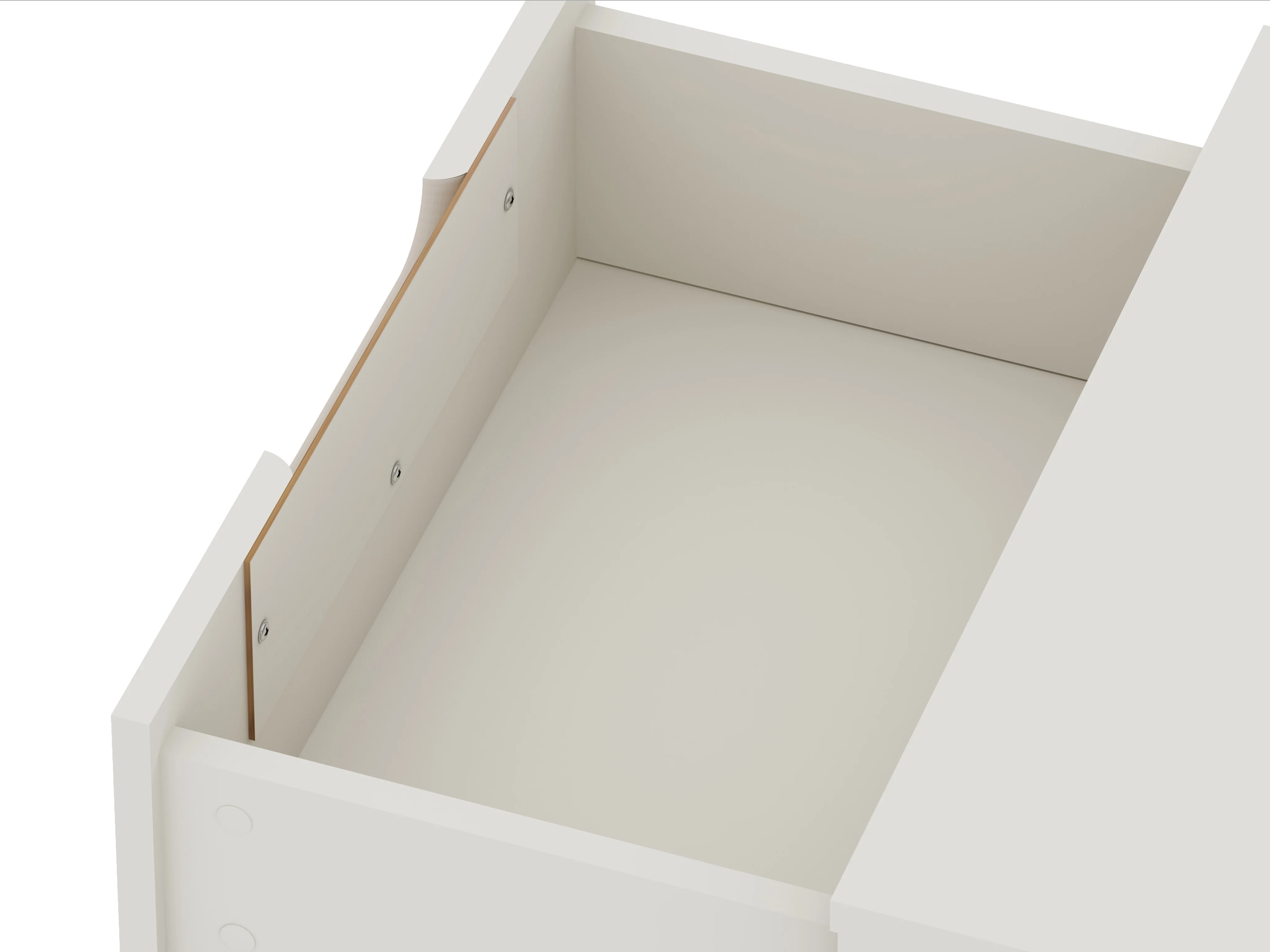 Rockefeller 2.0 Nightstand in Off White and Nature - Image 6