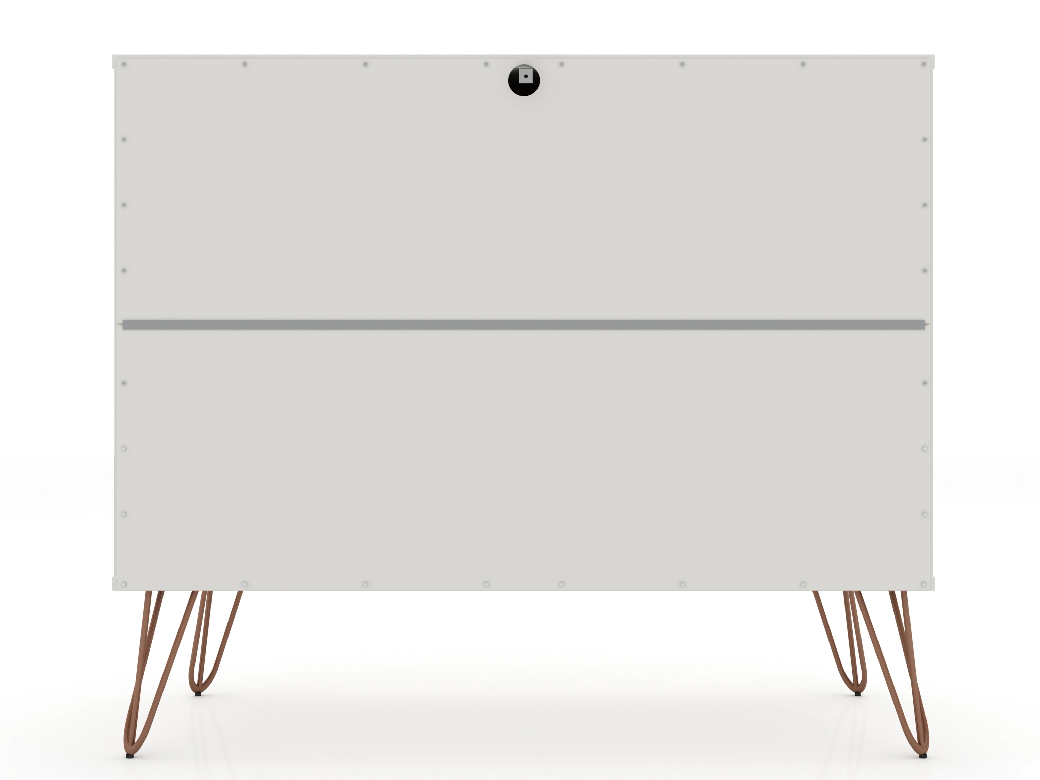 Rockefeller Dresser and Nightstand Set in Off White - Image 7