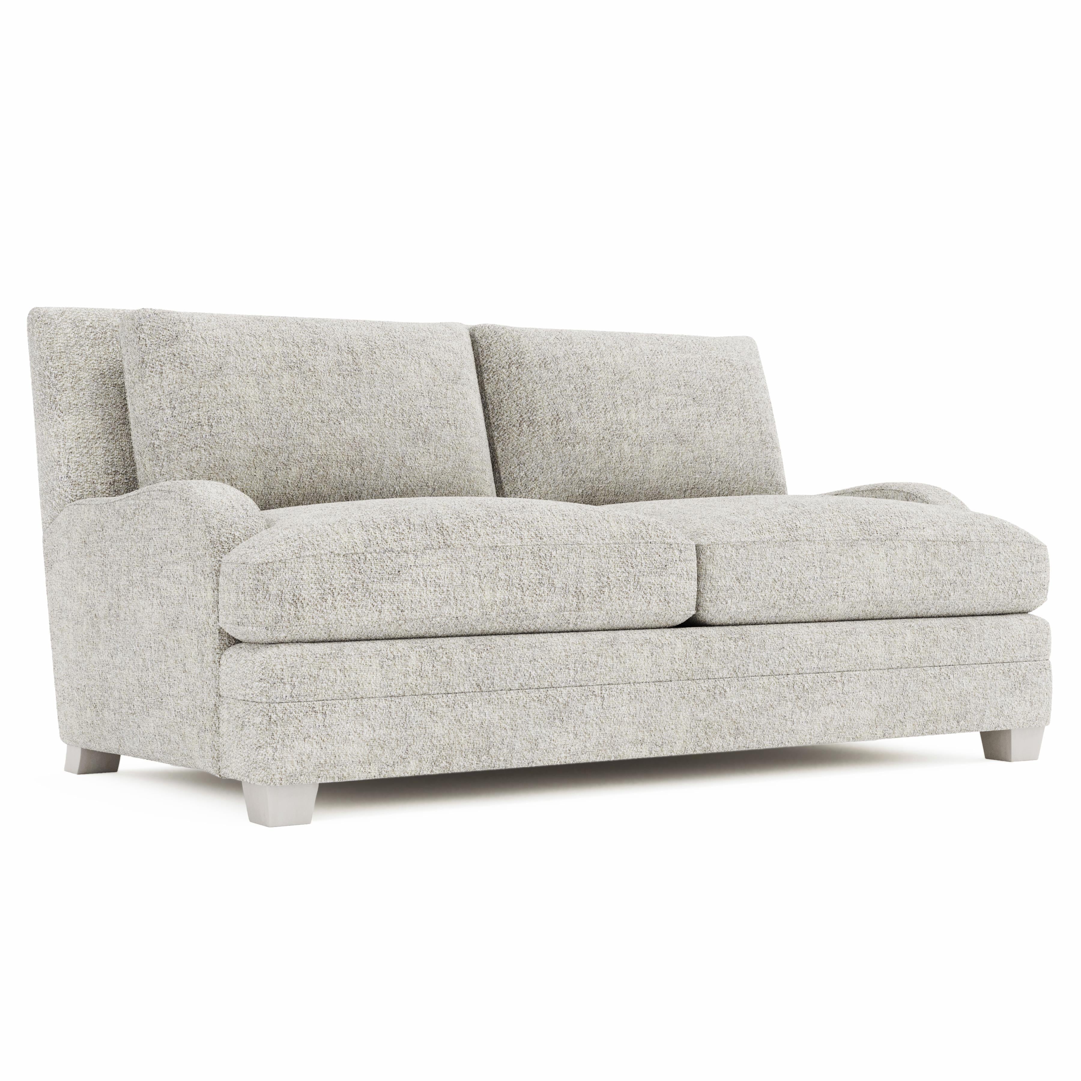 Rollins Beige/Tan Fabric Loveseat - Image 5