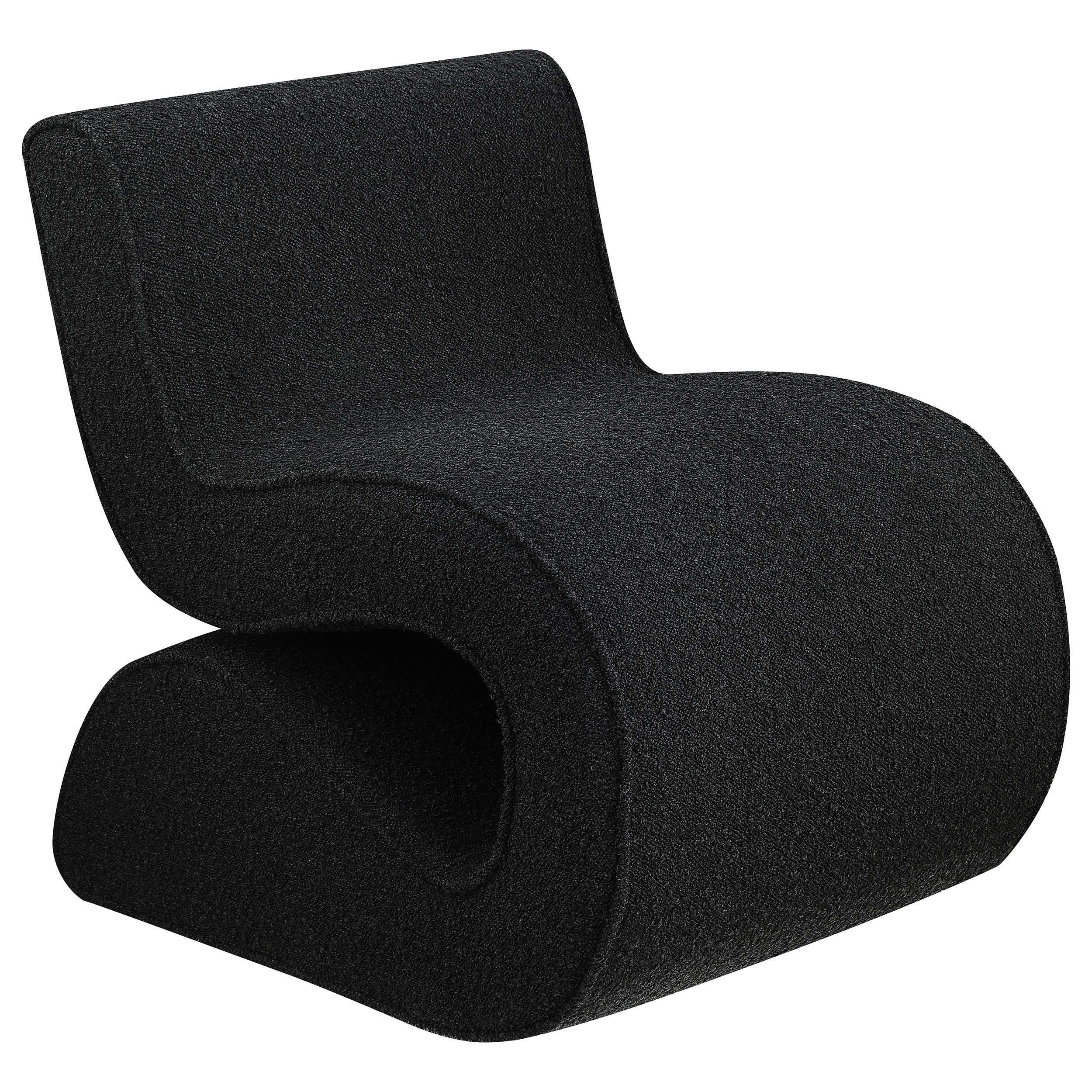 Ronea Boucle Armless Curved Accent Chair - Image 13