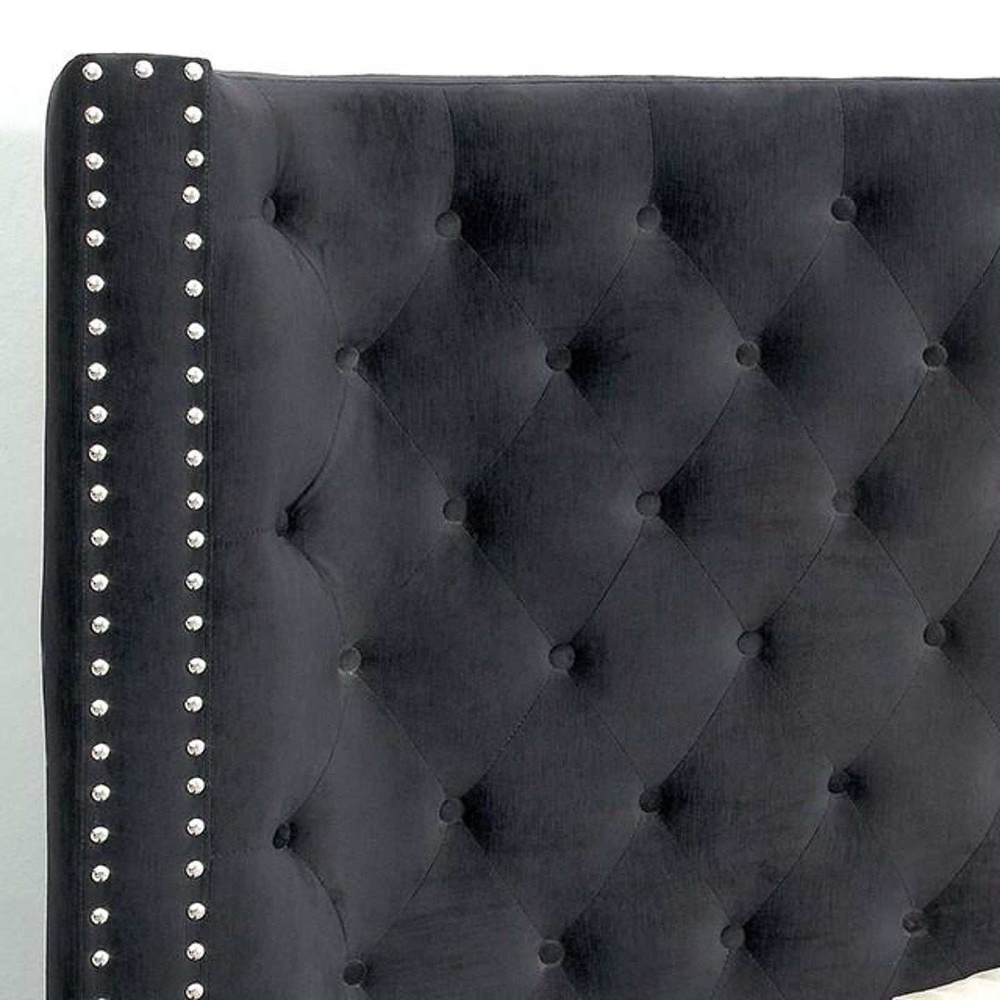 Mirabelle Dark Gray Eastern King Bed - Image 2