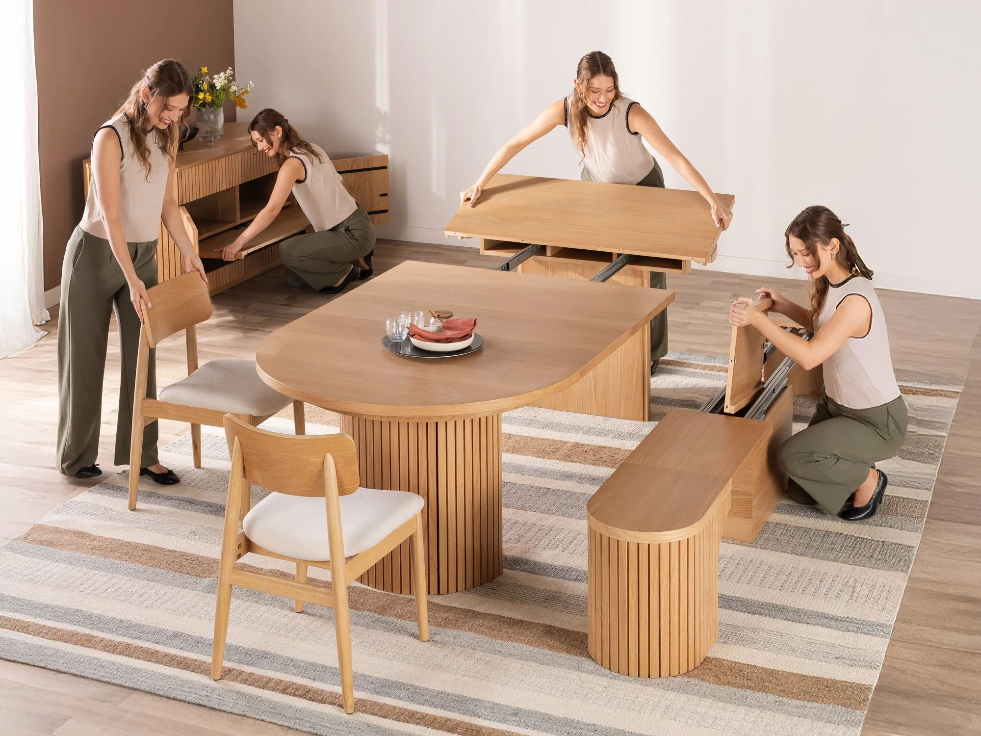 Transformer Round Dining Set - The Gathering - Image 51