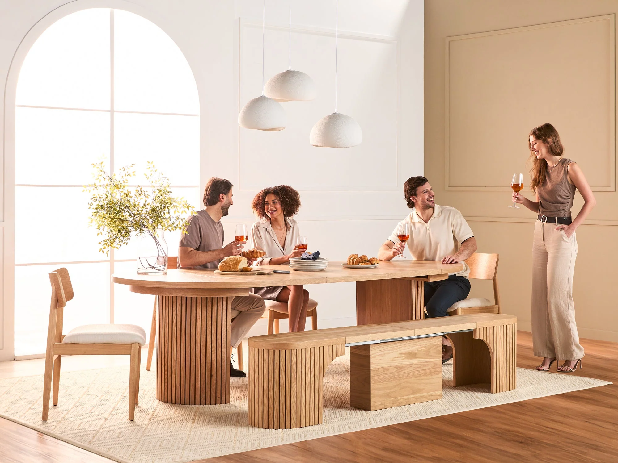 Transformer Round Dining Set - The Host - Image 2