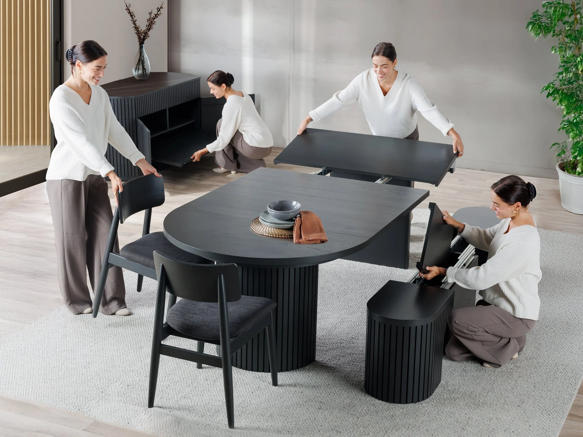 Transformer Round Dining Set - The Host - Image 34