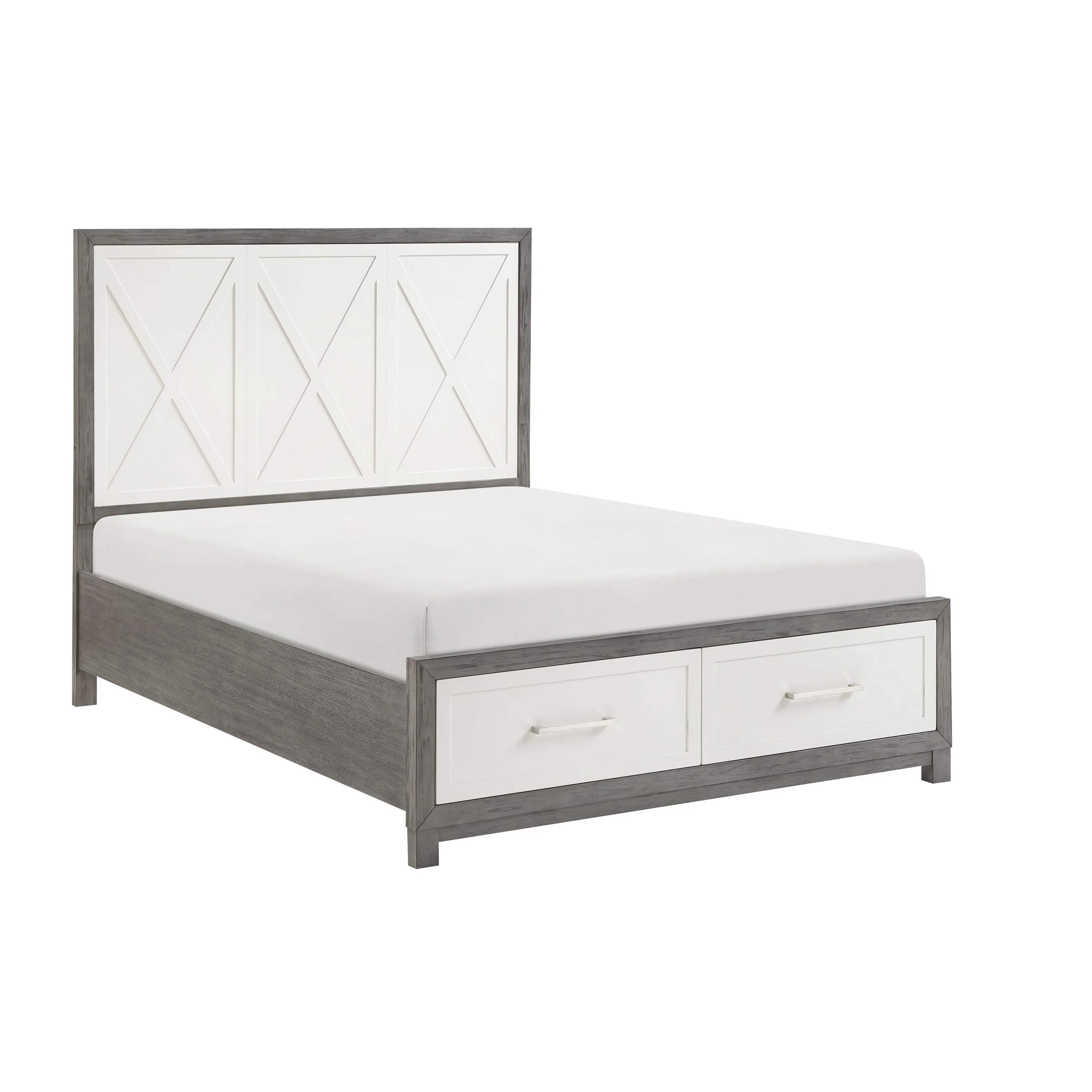Rowan Ivory/Gray 4-Piece Queen Bedroom Set - Image 7