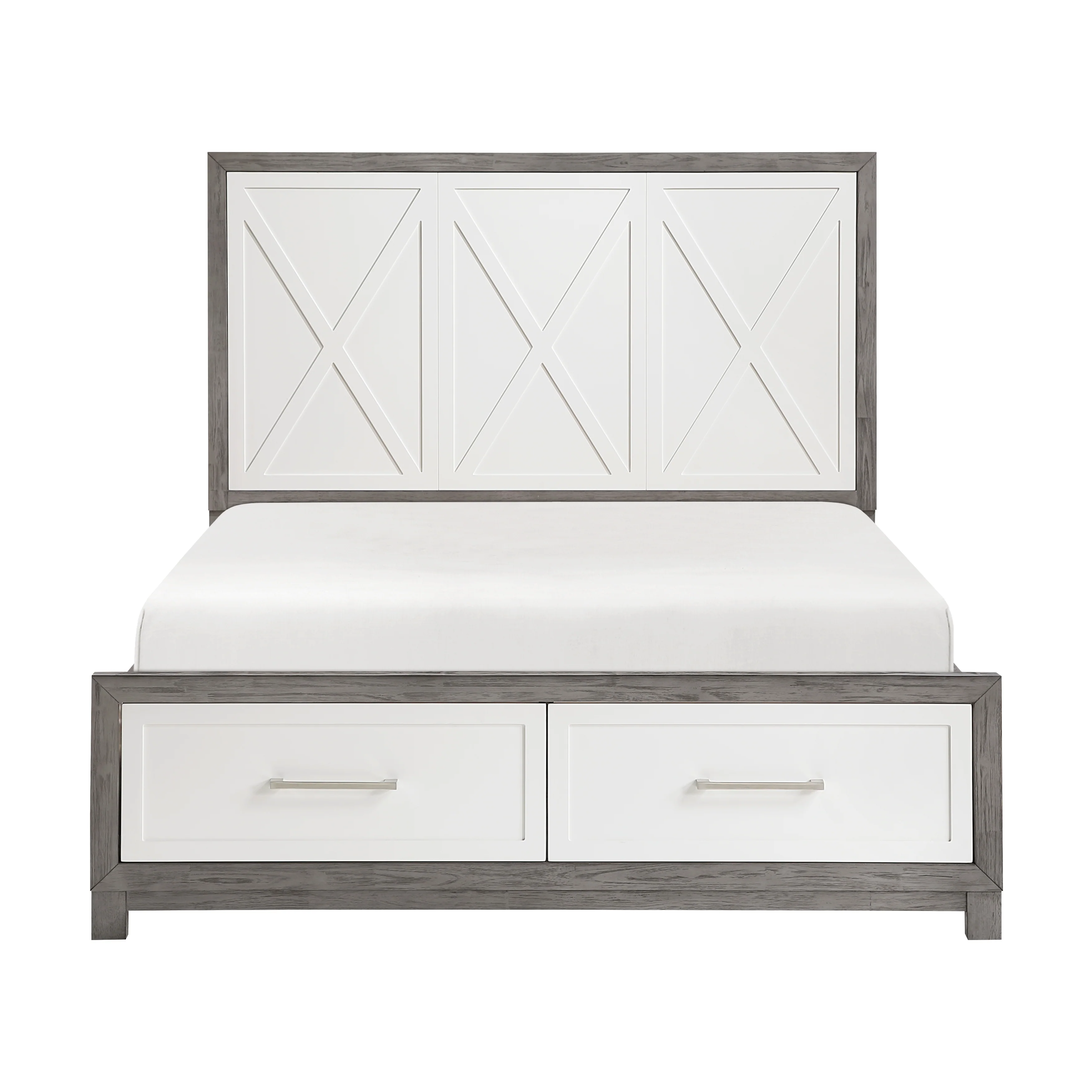 Rowan Ivory/Gray 5-Piece Queen Bedroom Set - Image 3