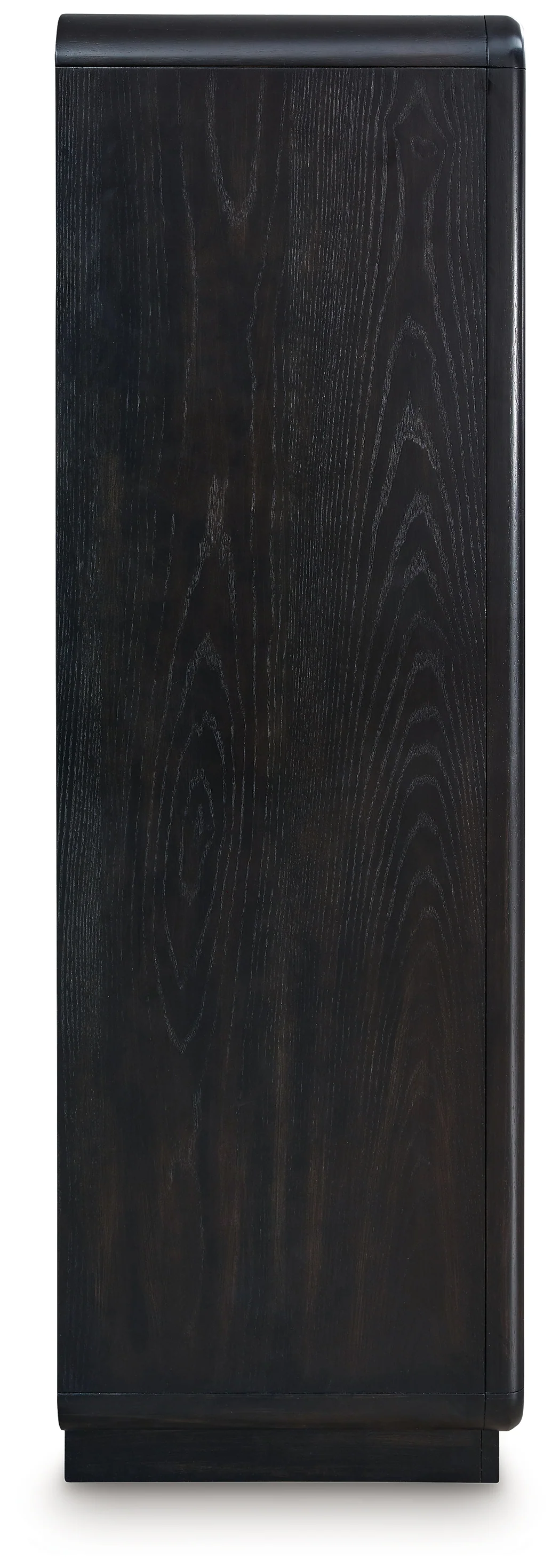 Rowanbeck Gray/Black King Panel Bed, Dresser, Mirror, Chest and Nightstand - Image 7